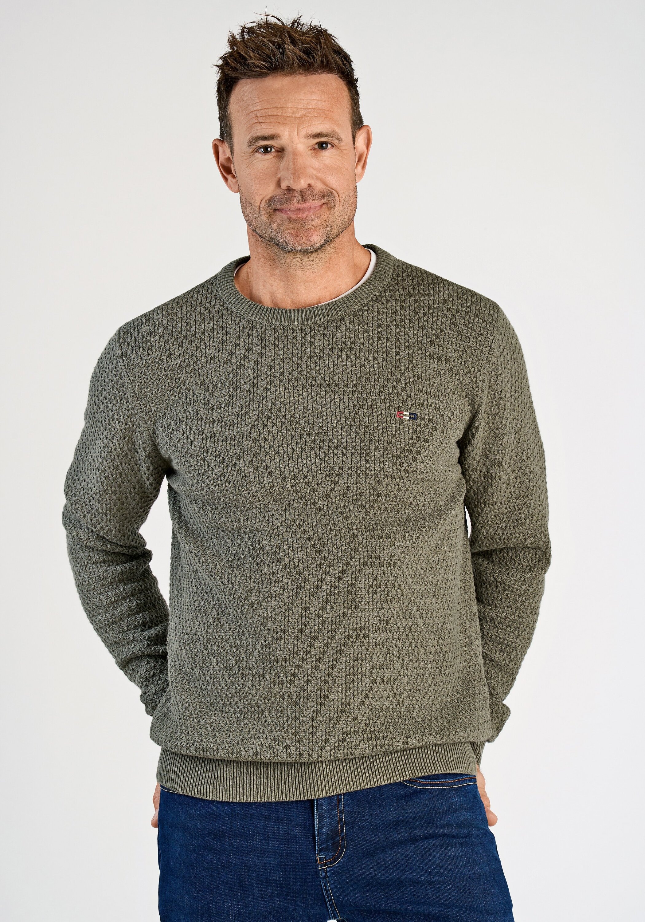 BISON Strickpullover "BISON Strickpullover" günstig online kaufen