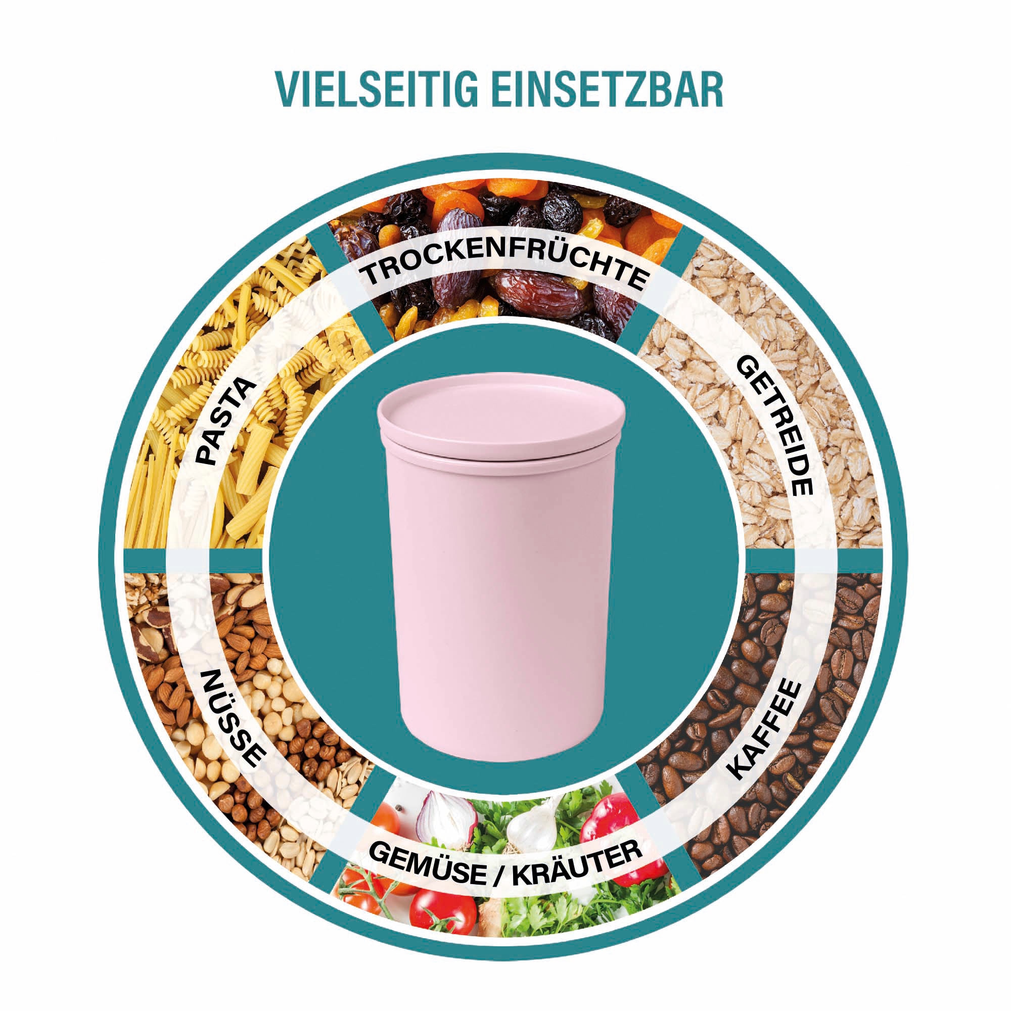 AWAVE® Frischhaltedose »AWAVE«, (Set, 3 tlg.), mit rPET, 500, 800, 1000 ml