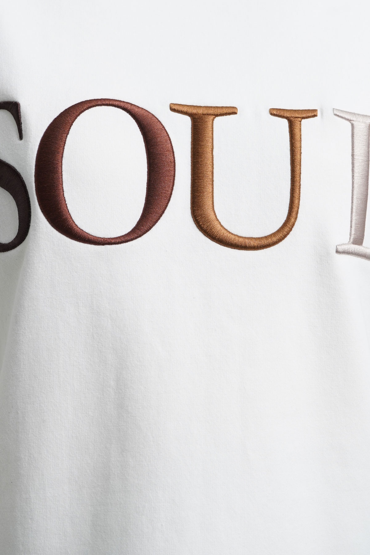 Smith & Soul Sweatshirt , mit kurzen Ärmeln, gestickter Logoschriftzug
