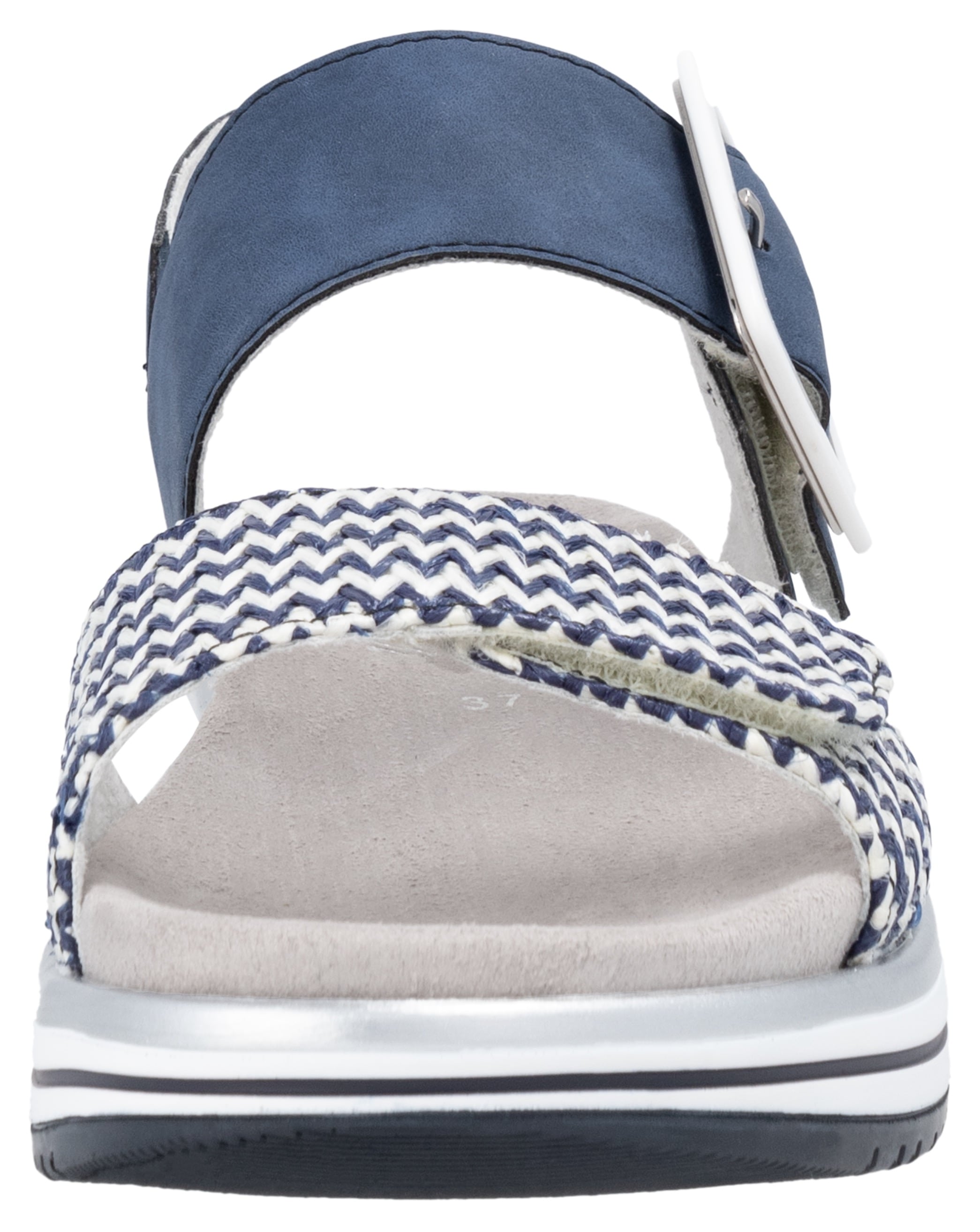 Remonte Keilsandalette »ELLE-Collection«, Sommerschuh, Sandale, Komfortschuh mit praktischen Klettverschlüssen