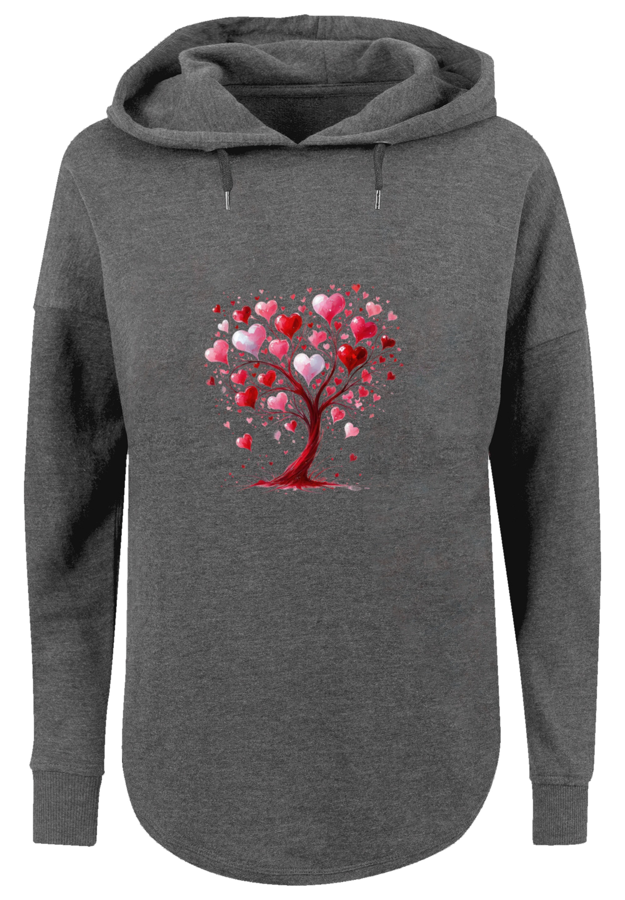 F4NT4STIC Kapuzenpullover »Herz Baum Aquarell Druck«, Premium Qualität