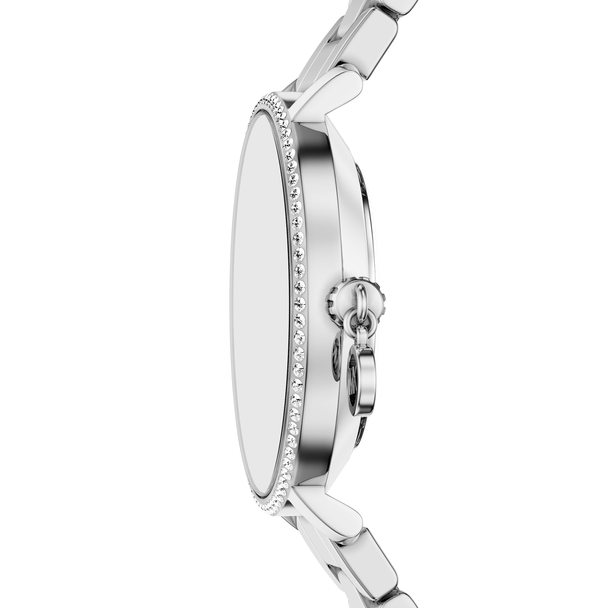 MICHAEL KORS Quarzuhr »Pyper« Armbanduhr, Damenuhr, Edelstahlarmband, analog, Glassteine