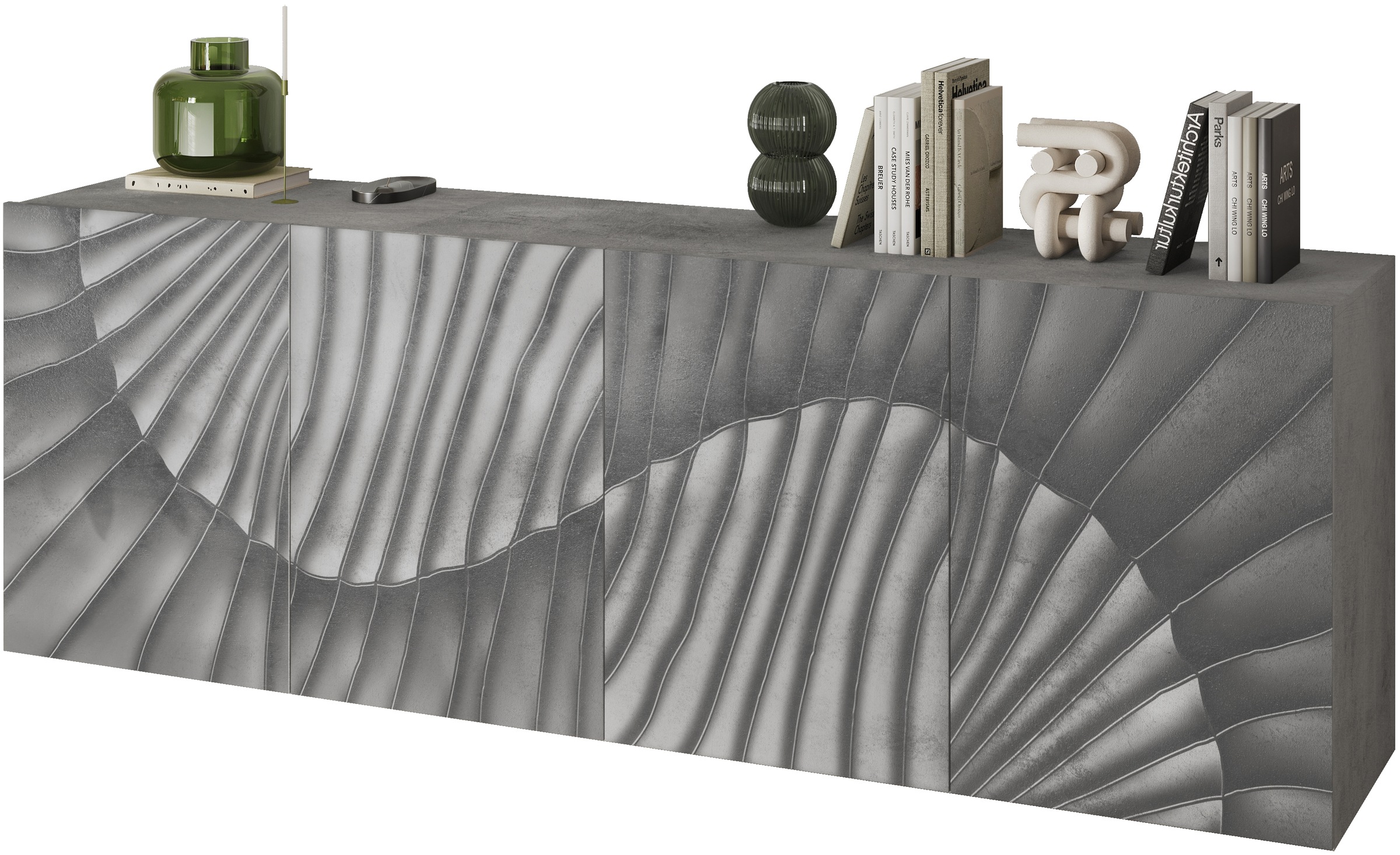 INOSIGN Sideboard "Snake Breite 241 cm, moderne Kommode mit 4 Türen", Anric günstig online kaufen