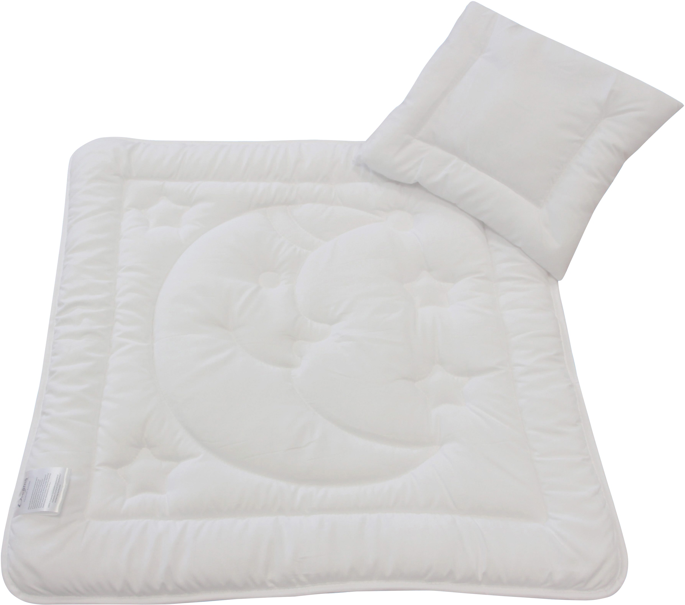 Dreams Kunstfaserbettdecke + Kopfkissen "Mond und Sterne" Praktisches Set f günstig online kaufen