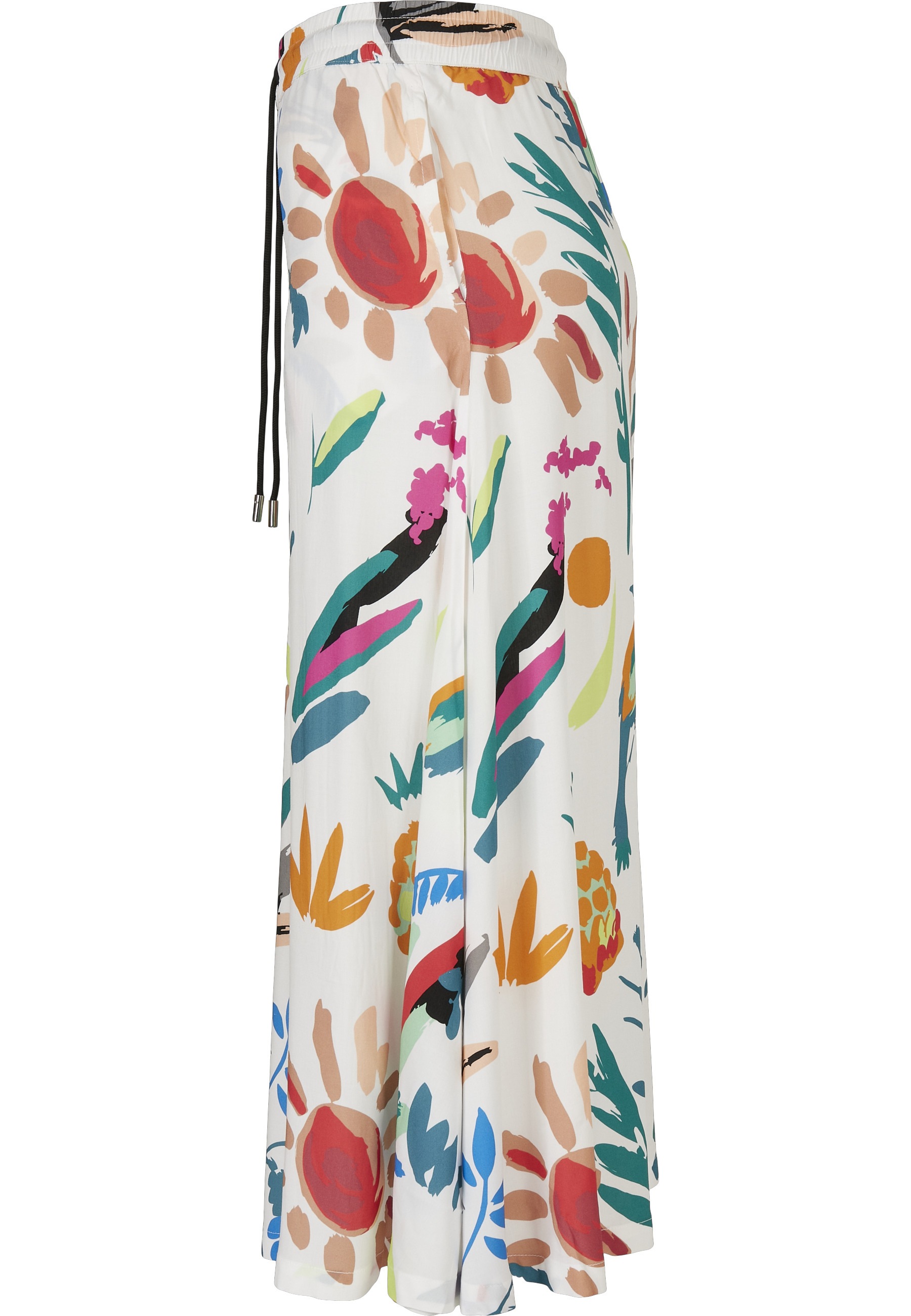 Urban Classics Damen Viscose Midi Skirt Whitesandfruity M 3