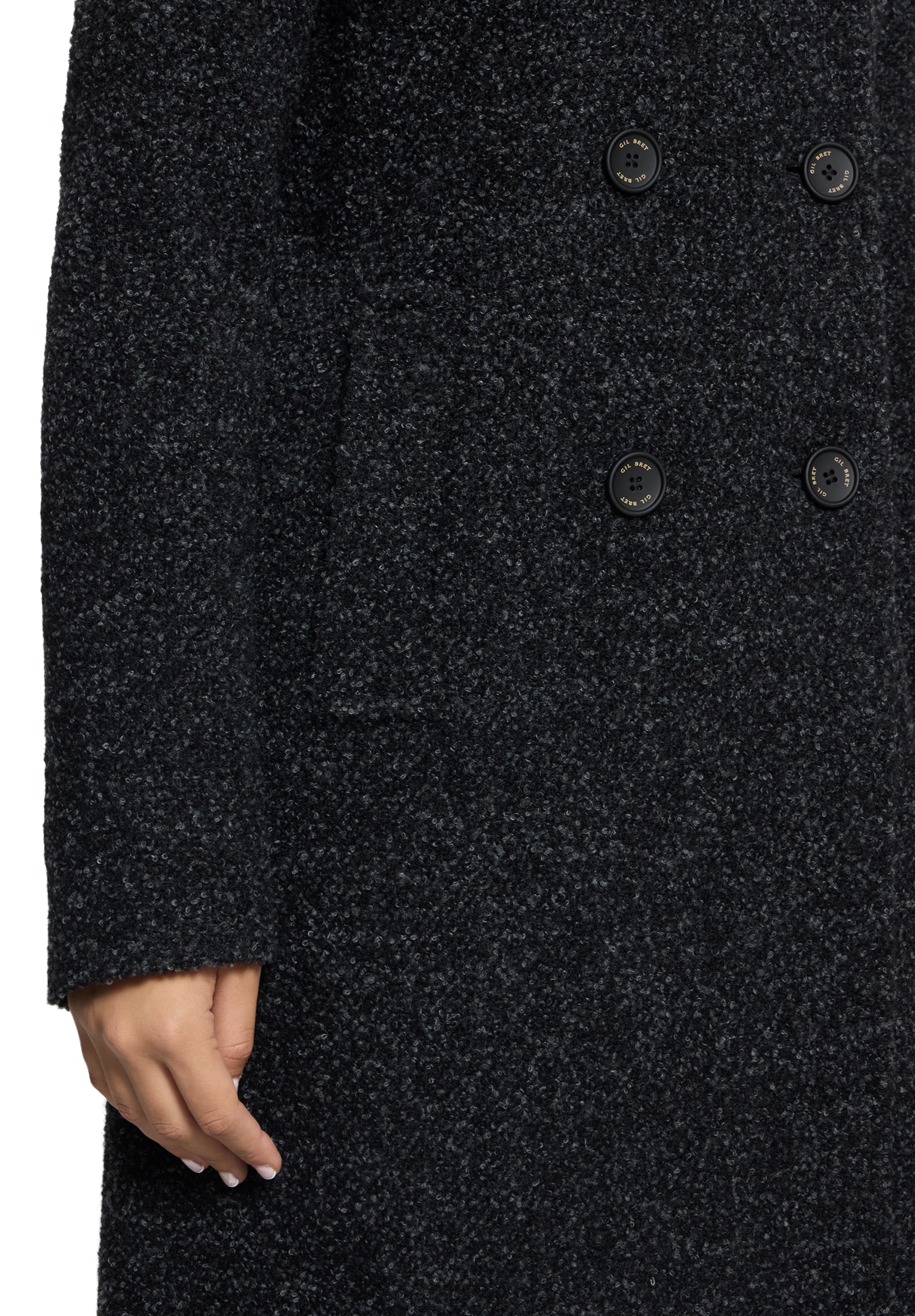 Gil Bret Wollmantel mit Kapuze