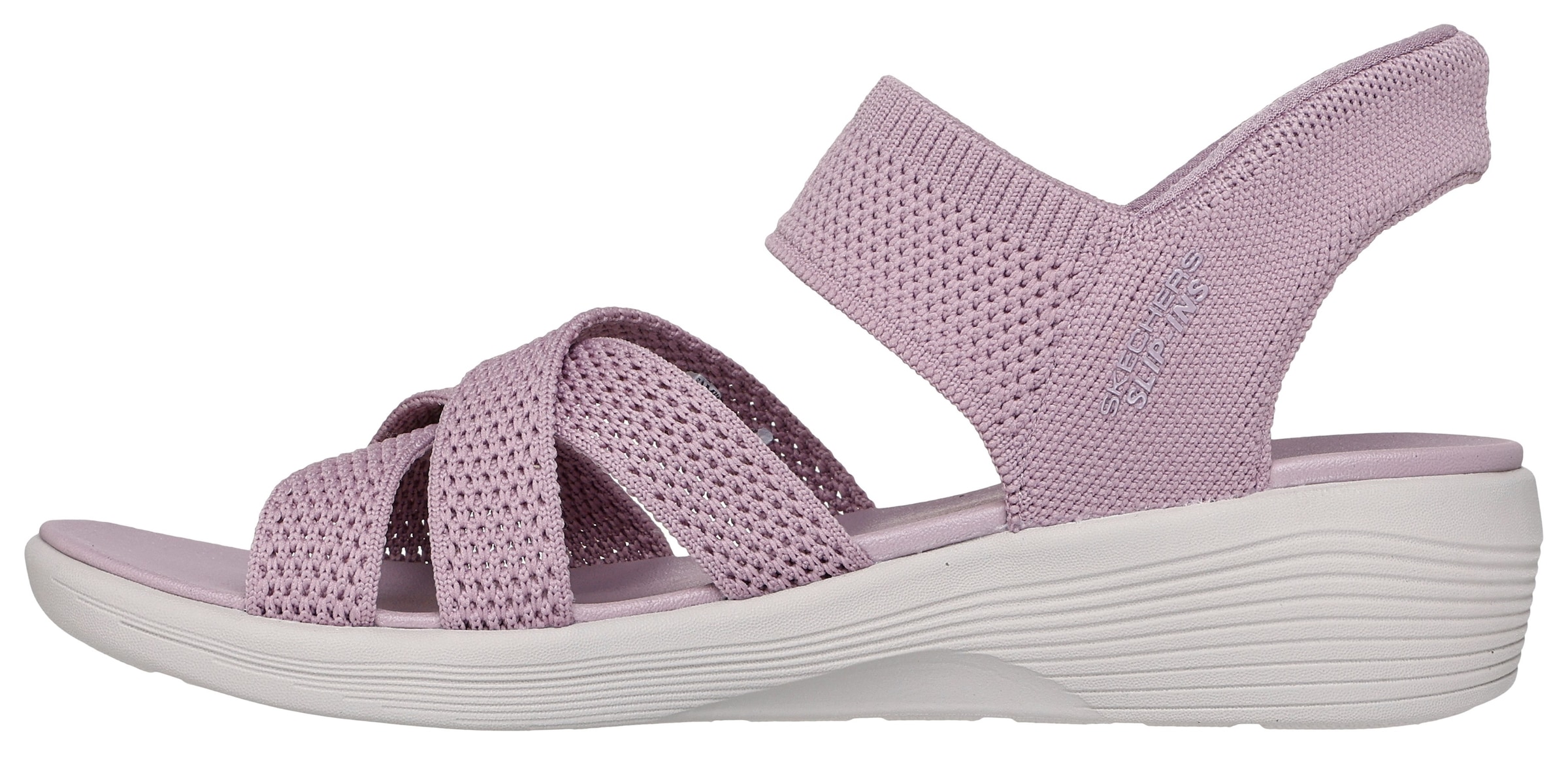 Skechers Keilsandalette »ARYA«, Freizeitschuh, Sandale in veganer Verarbeitung