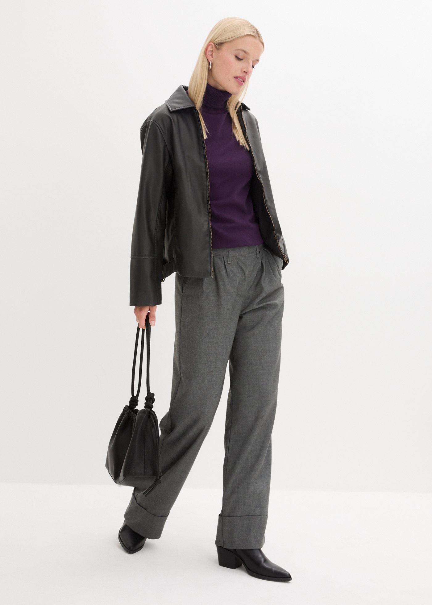 bonprix Rollkragenpullover »Rollkragenpullover, Kurzarm« Rollkragenpullover, Kurzarm