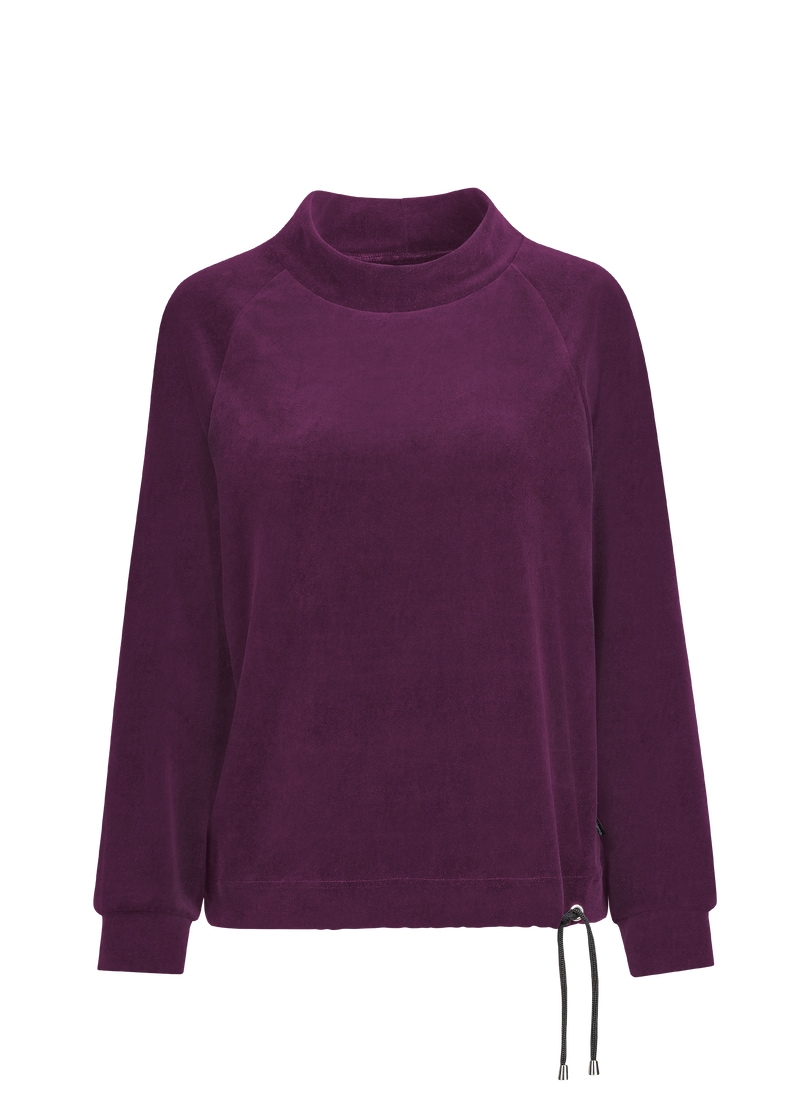 Trigema Sweatshirt »TRIGEMA Nicki Pullover mit Kordelzug«