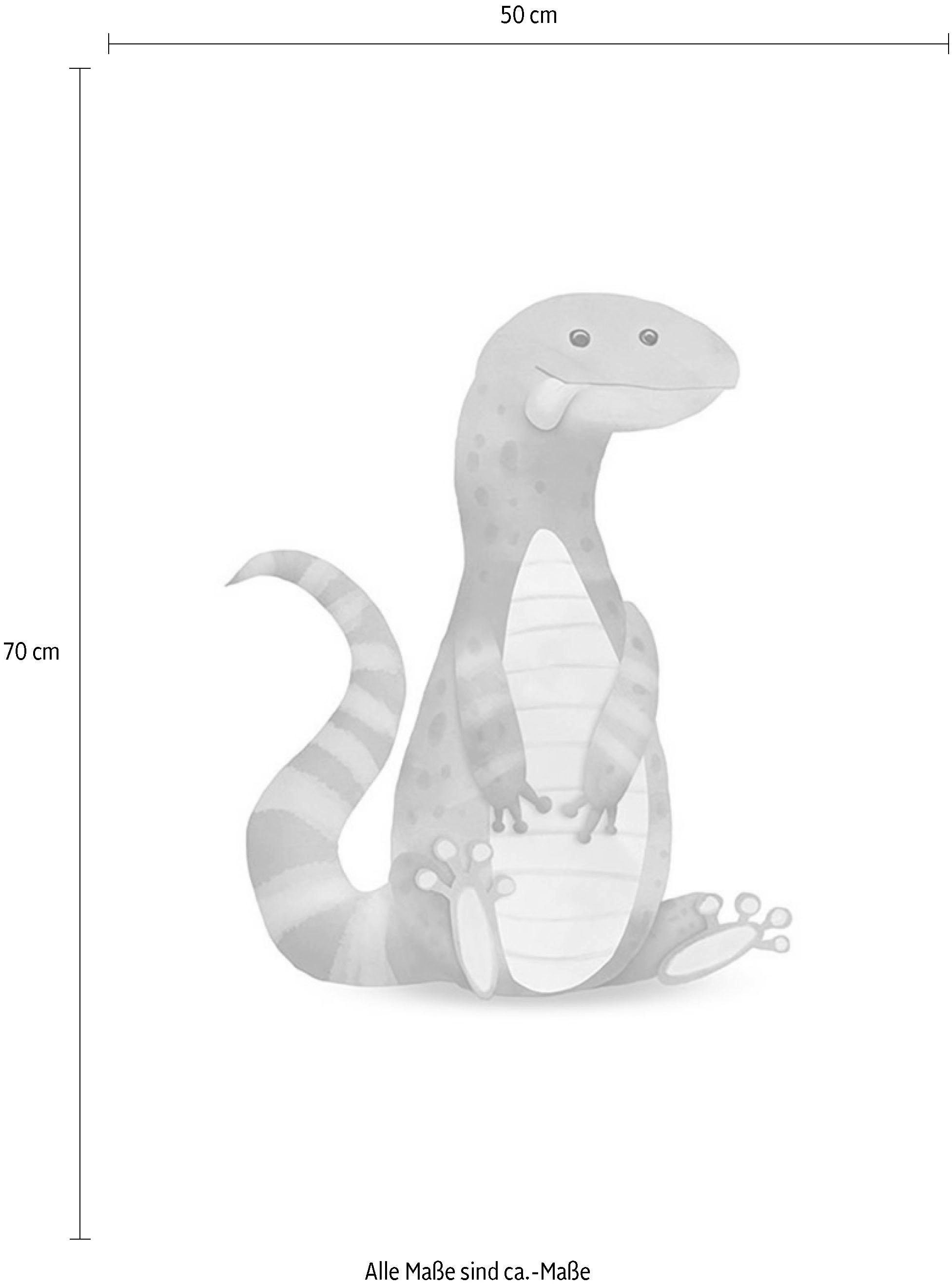 Komar Bild »Cute Animal Lizard«, Tiere, (1 St.), Wandbild zur Dekoration - ohne Rahmen