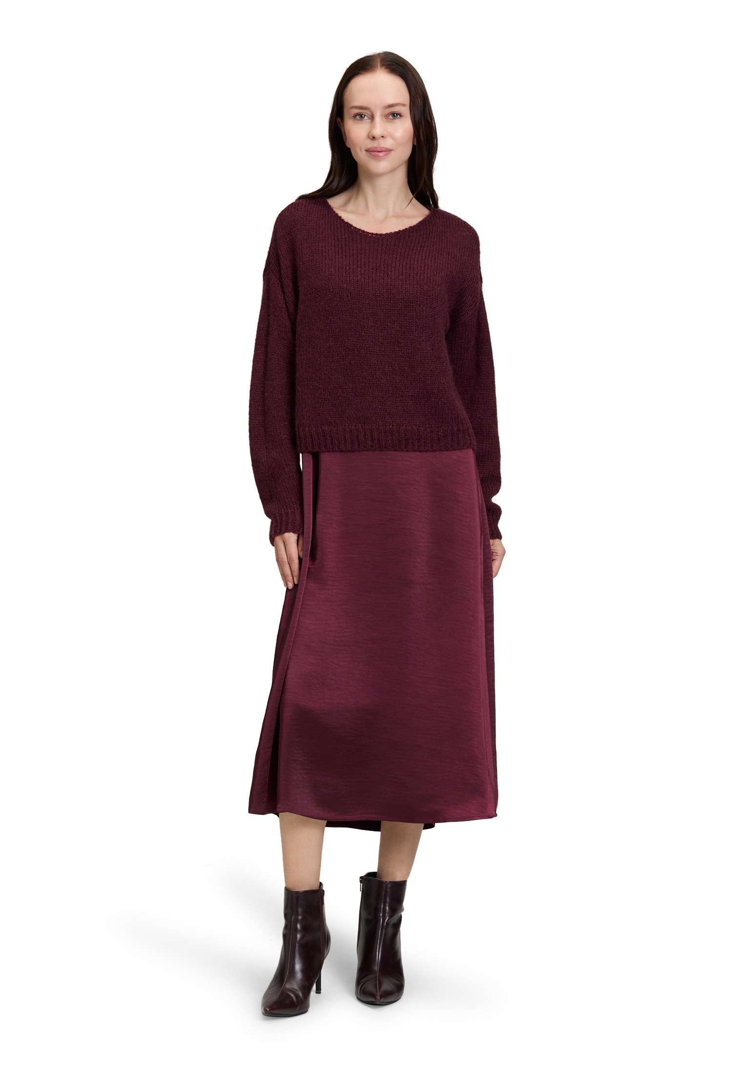 Vera Mont Druckkleid "Damen Casual-Kleid zweiteilig" Ohne Tasche Materialmi günstig online kaufen