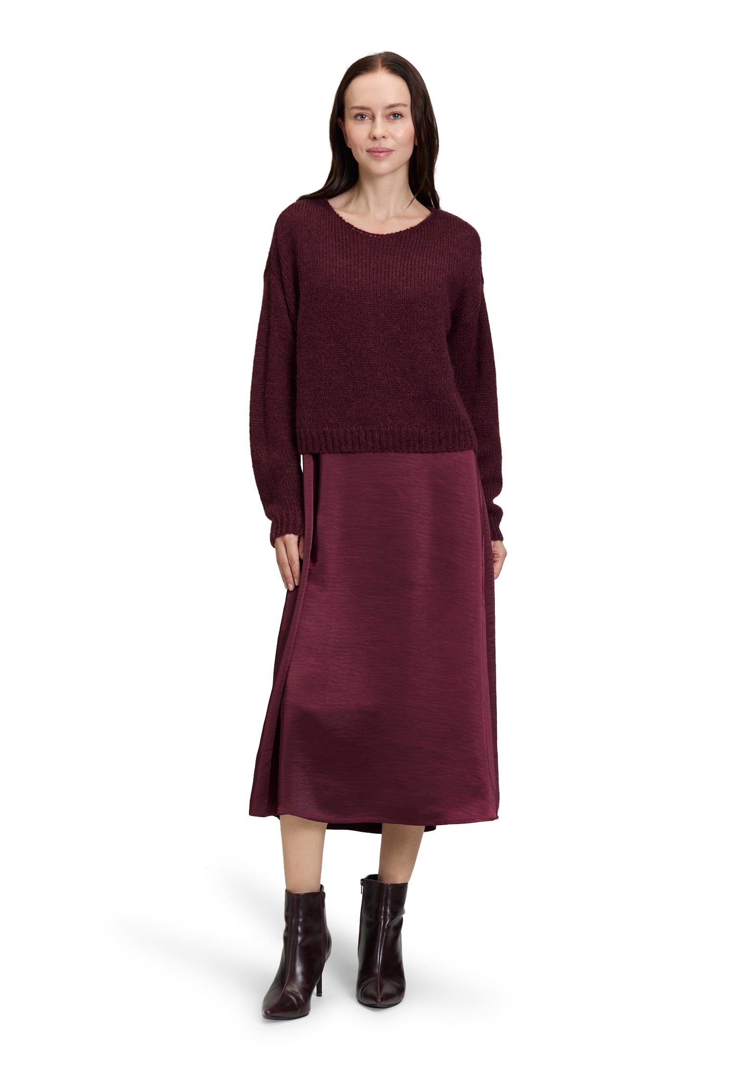 Vera Mont Druckkleid "Vera Mont Damen Casual-Kleid zweiteilig", Materialmix günstig online kaufen