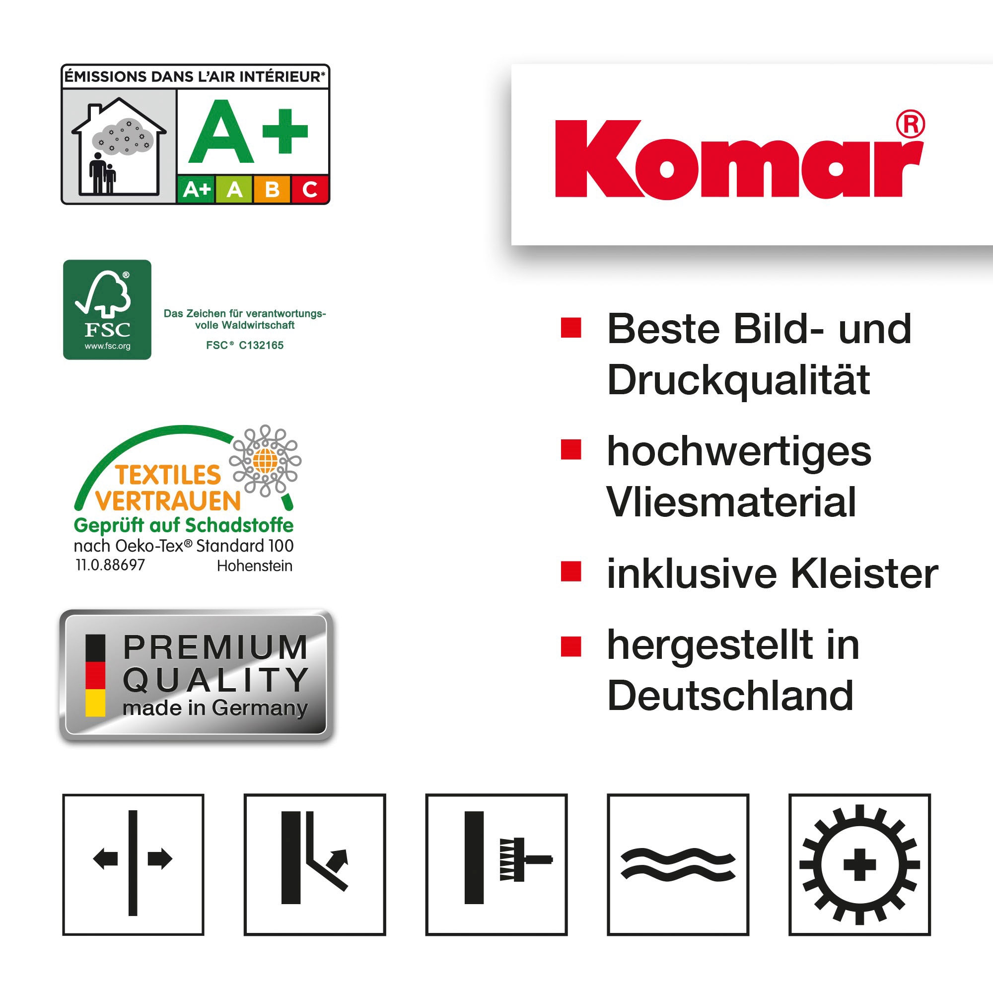 Komar Vliestapete »Digitaldruck Vlies -  Sol - Größe 200 x 250 cm« bedruckt glatt Wohnzimmer, Schlafzimmer