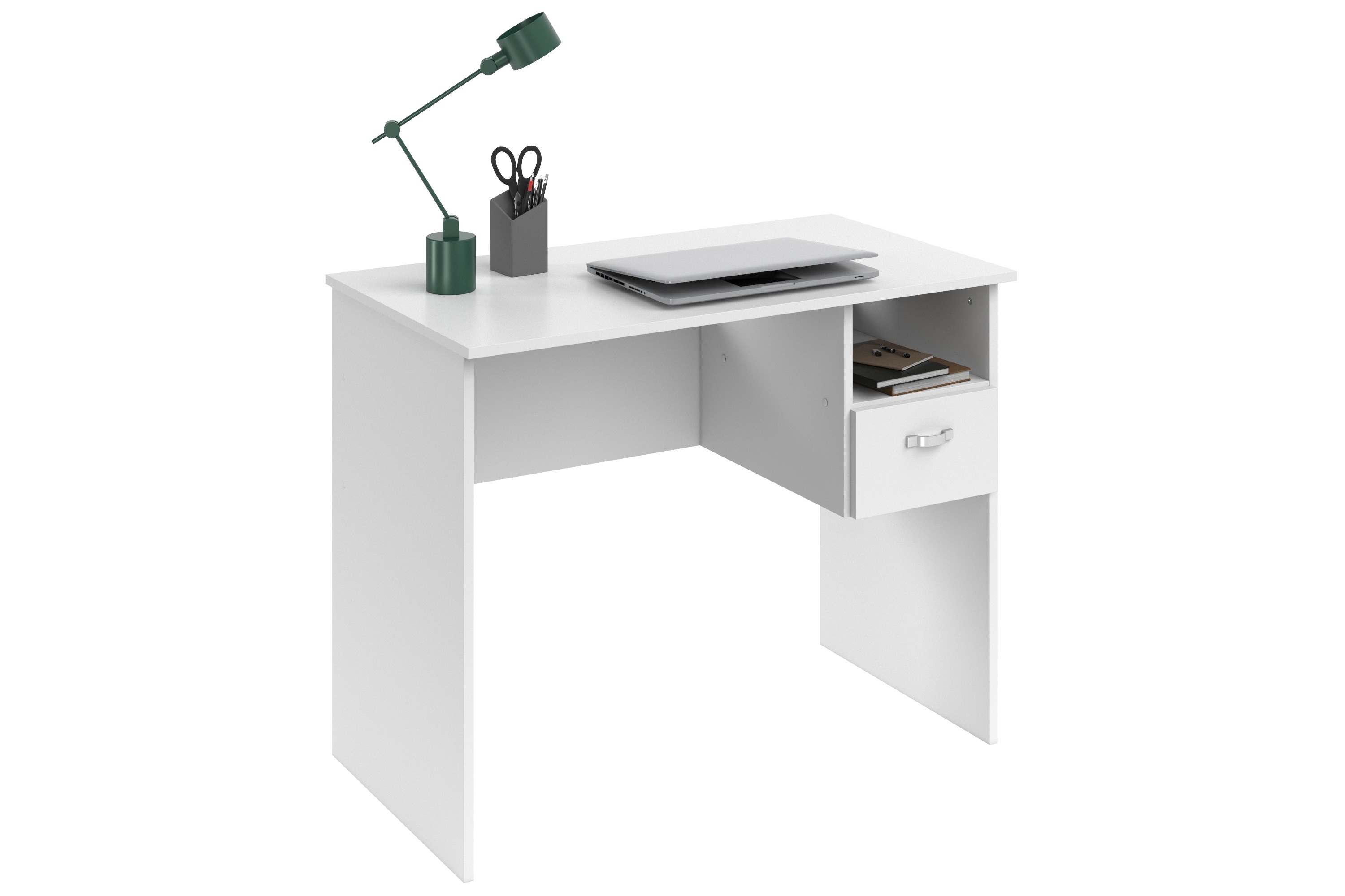 Thumbnail - VOGL Möbelfabrik Schreibtisch "Flo" Schülerschreibtisch auch mit Tastaturauszug erhältlich, Breite 91 cm