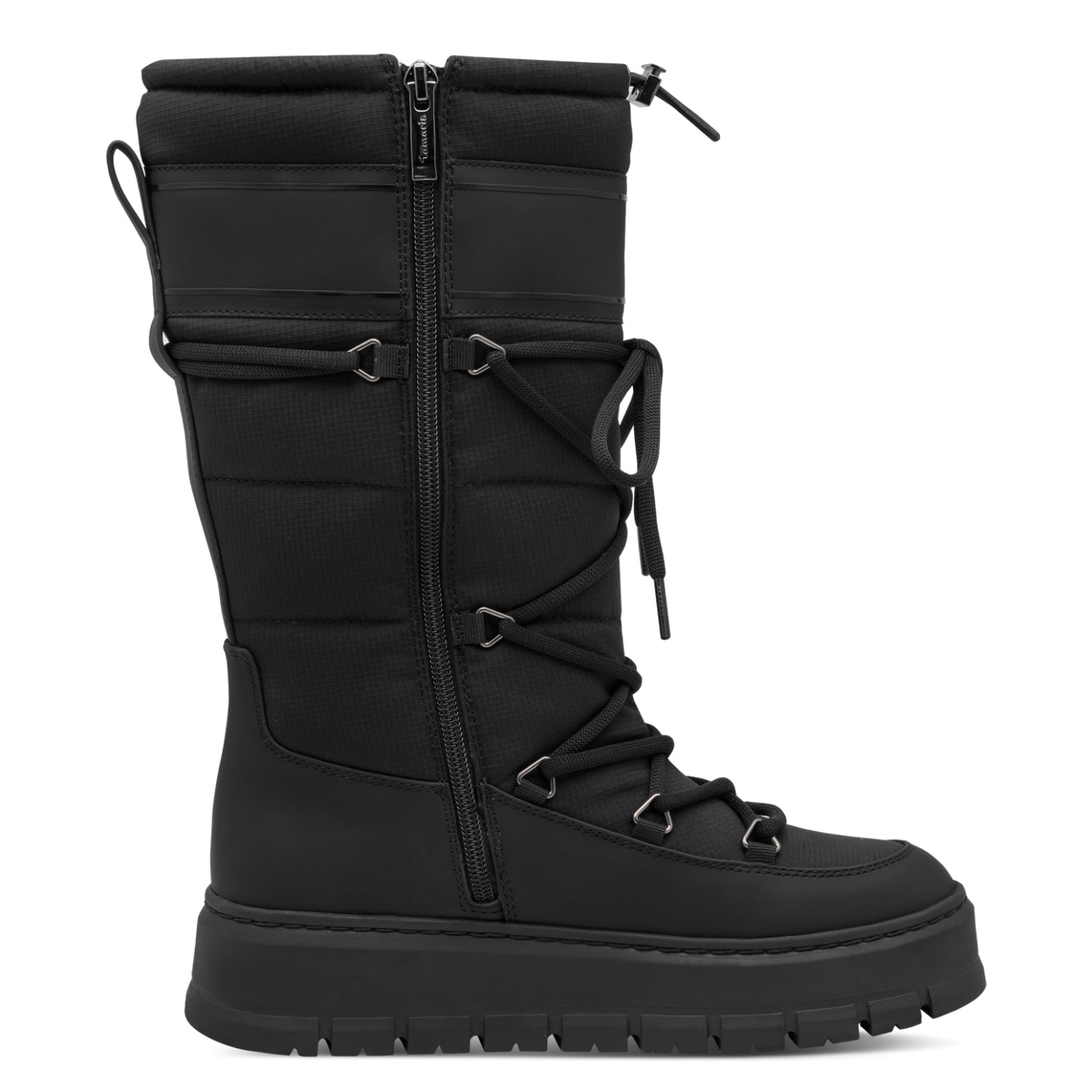 Tamaris Winterstiefel  Plateau, Schnürsstiefel, mit Ösen und aufgesetzer Schnürung