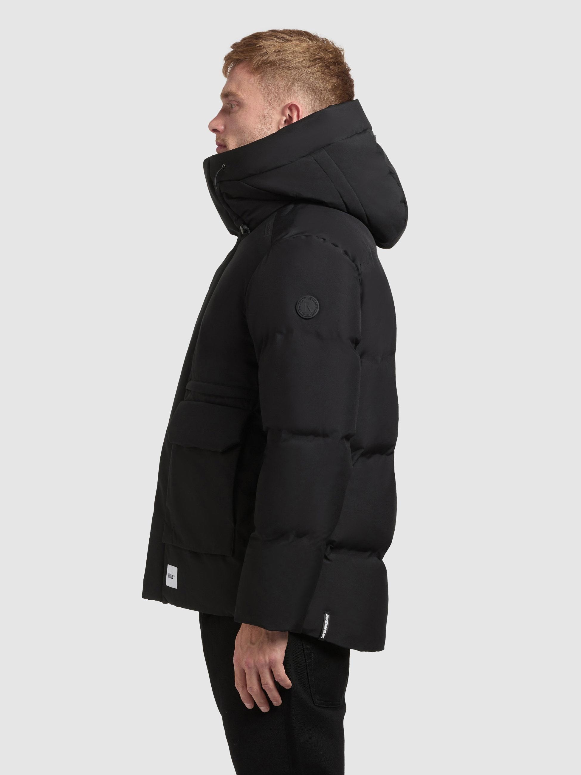 khujo Winterjacke "Dave" mit Kapuze Warme Herren Outdoorjacke mit Rucksackt günstig online kaufen