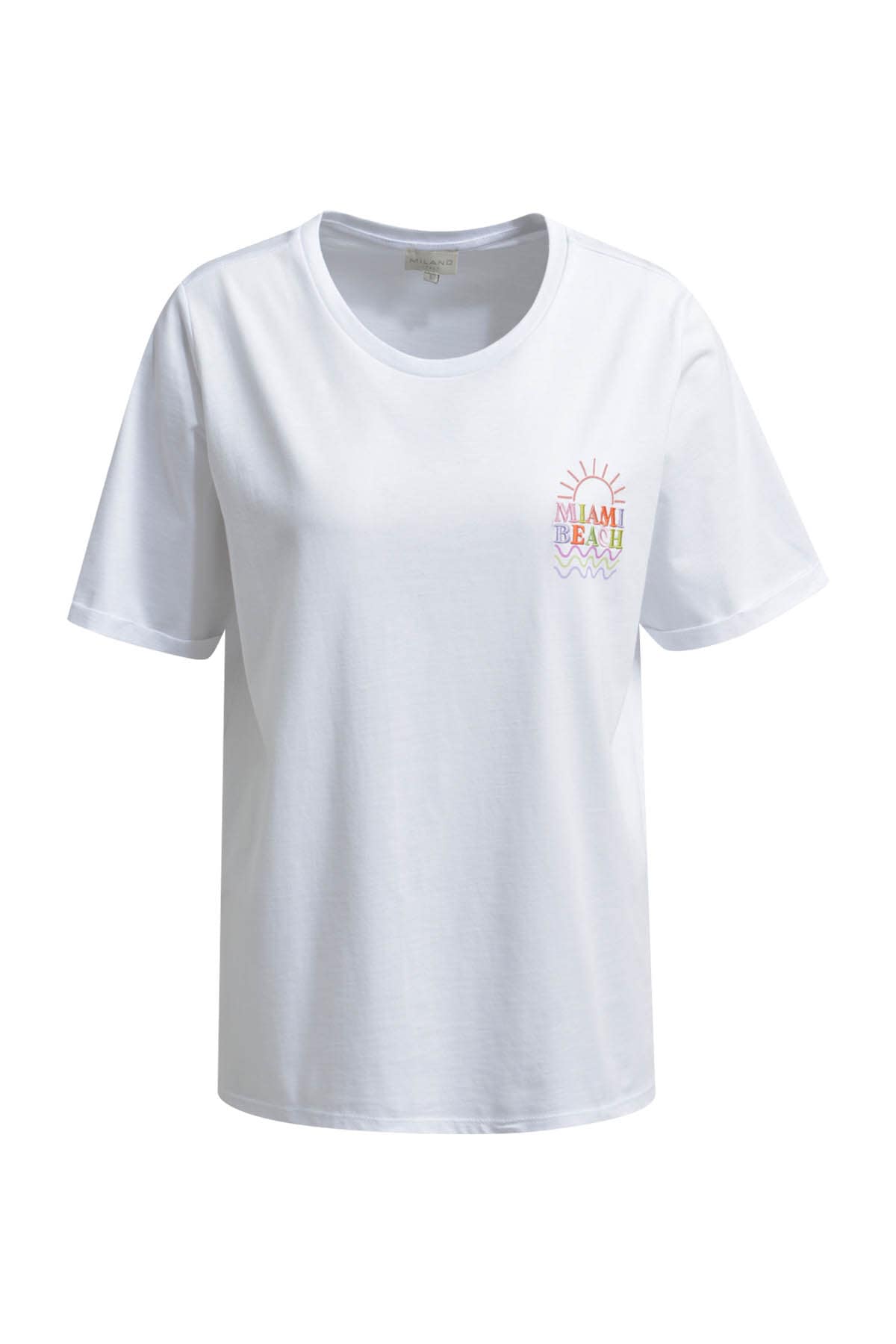 Milano Italy Rundhalsshirt aus Baumwolle