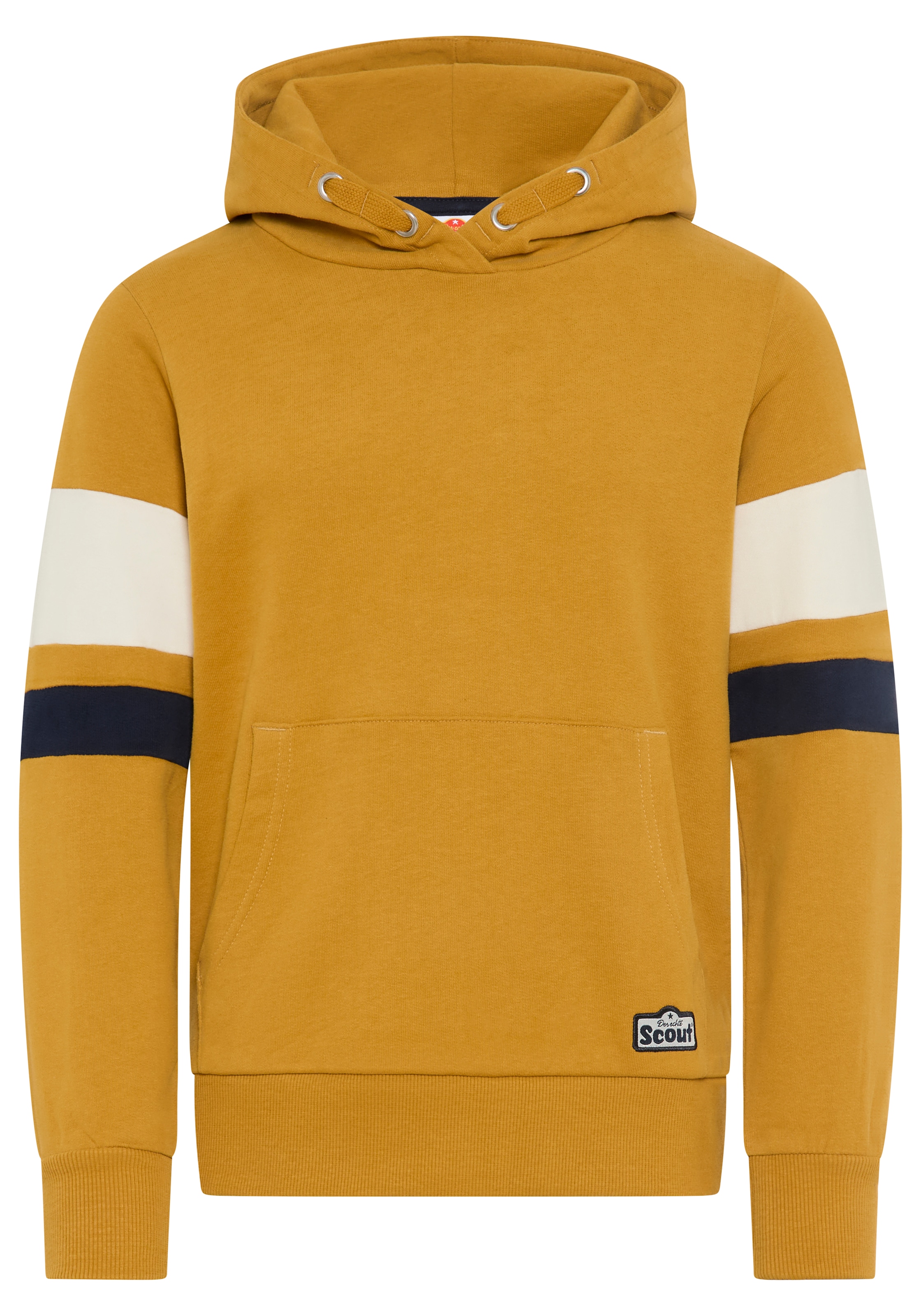 Scout Kapuzensweatshirt »Hoodie in colorblocking Look - NEU von SCOUT«, Sweatshirt mit kontrastfarbigen Ärmeleinsätzen, für Jungen
