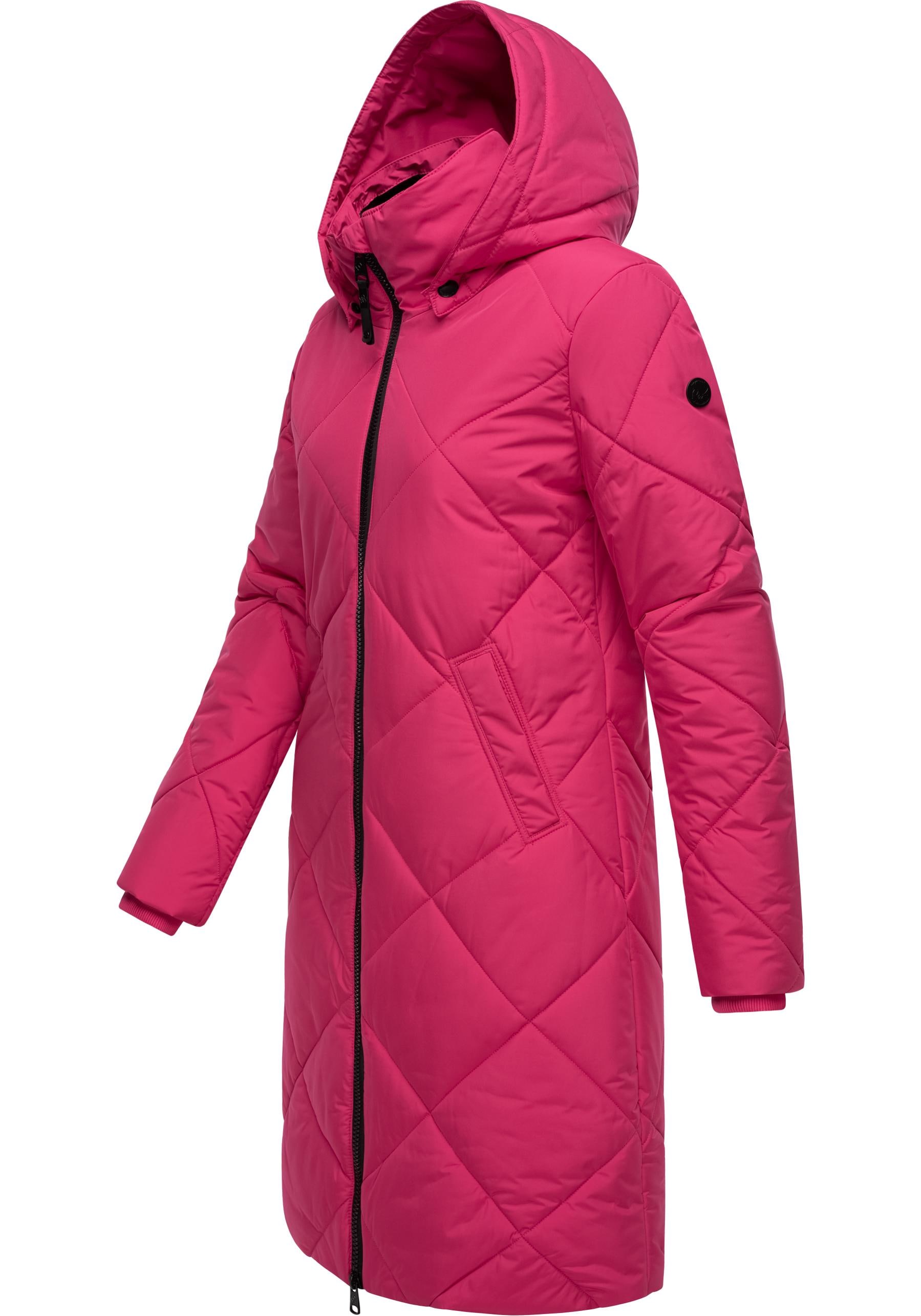 Ragwear Steppmantel »Rebela«, stylischer Winterparka mit abnehmbarer Kapuze