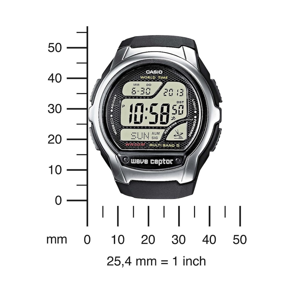 Casio Funk Funkchronograph »WV-58R-1AEF«