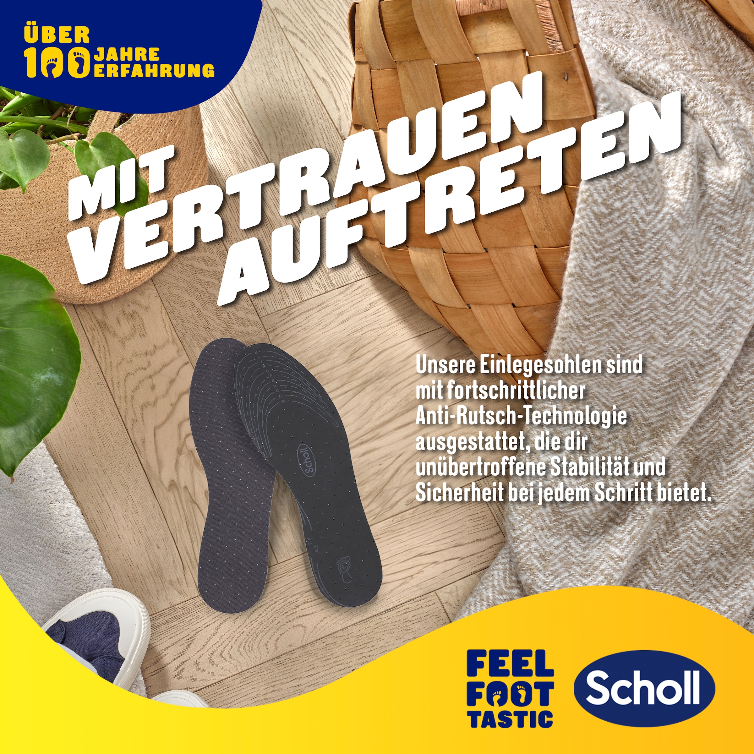 Scholl Einlegesohlen »frische Einlegesohlen«, (Packung, extra dünn, 1 Paar)
