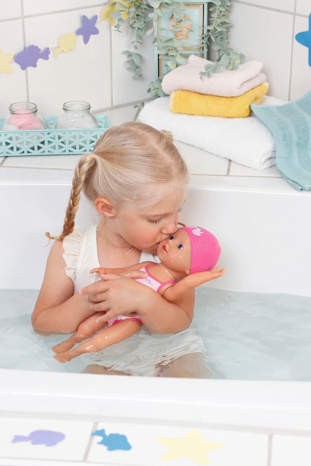 Baby Born Babypuppe »My First Swim Girl, 30 cm«, schwimmt Kraul und Schmetterling