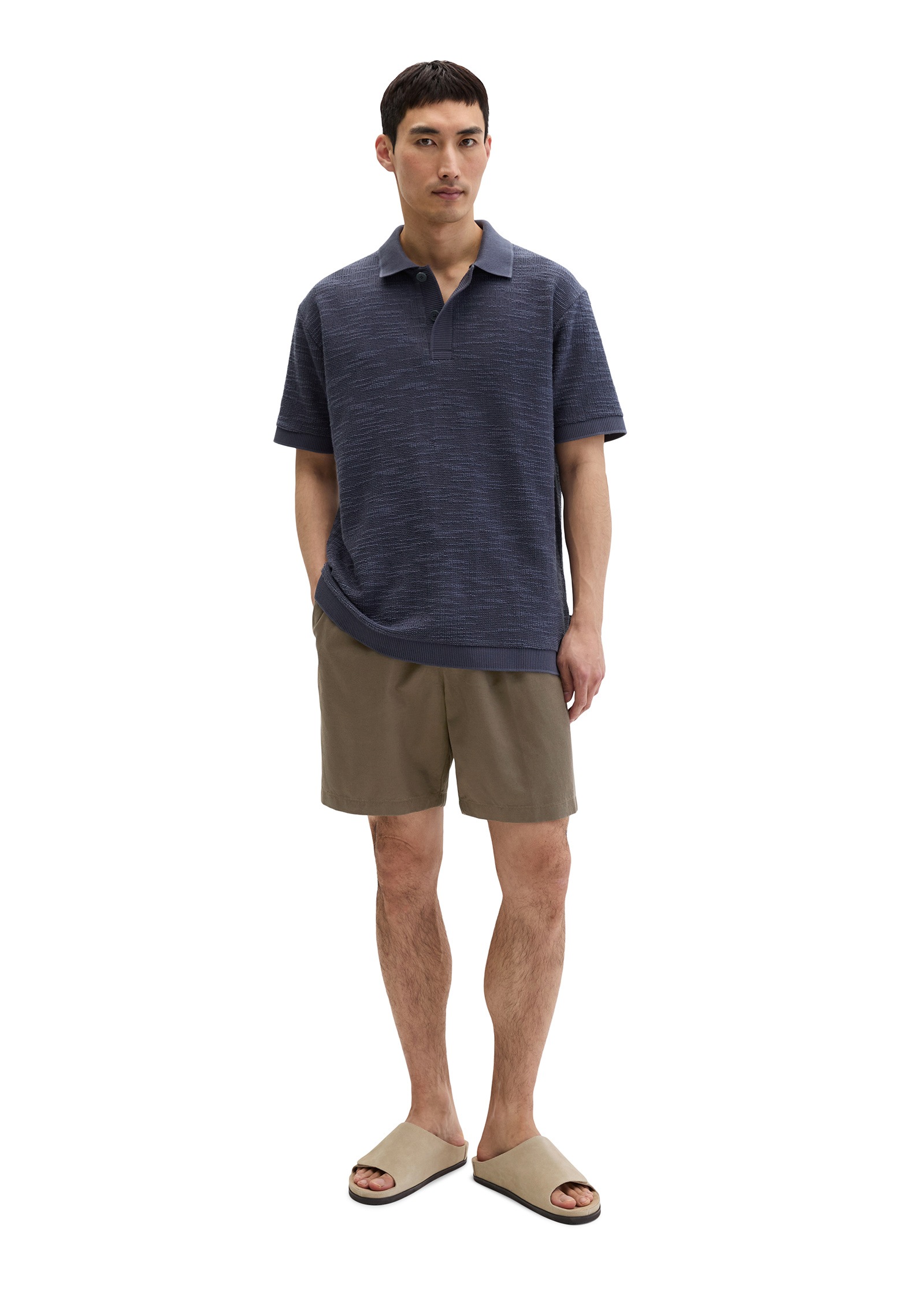 Marc O'Polo Poloshirt »aus weichem Bouclé-Jersey«