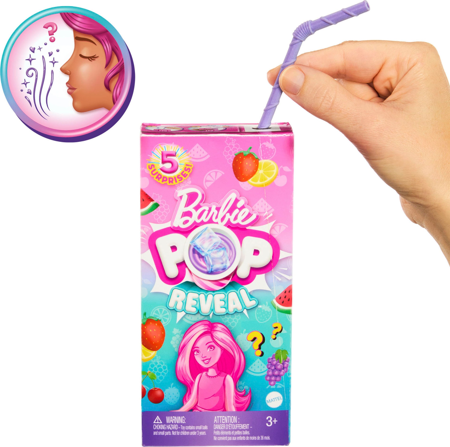 Barbie Anziehpuppe »Pop Reveal kleine Chelsea-Puppe der Fruit Serie«, mit 5 Überraschungen