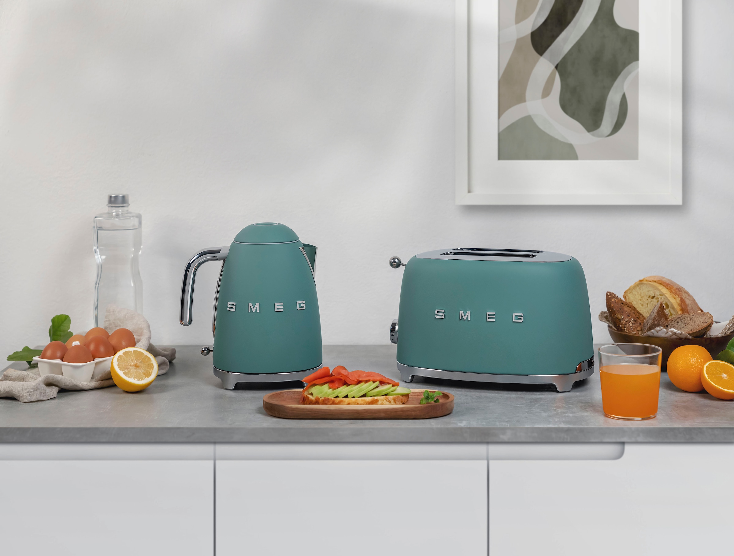 Smeg Toaster »TSF01EGMEU«, 2 Schlitze, für 2 Scheiben, 950 W