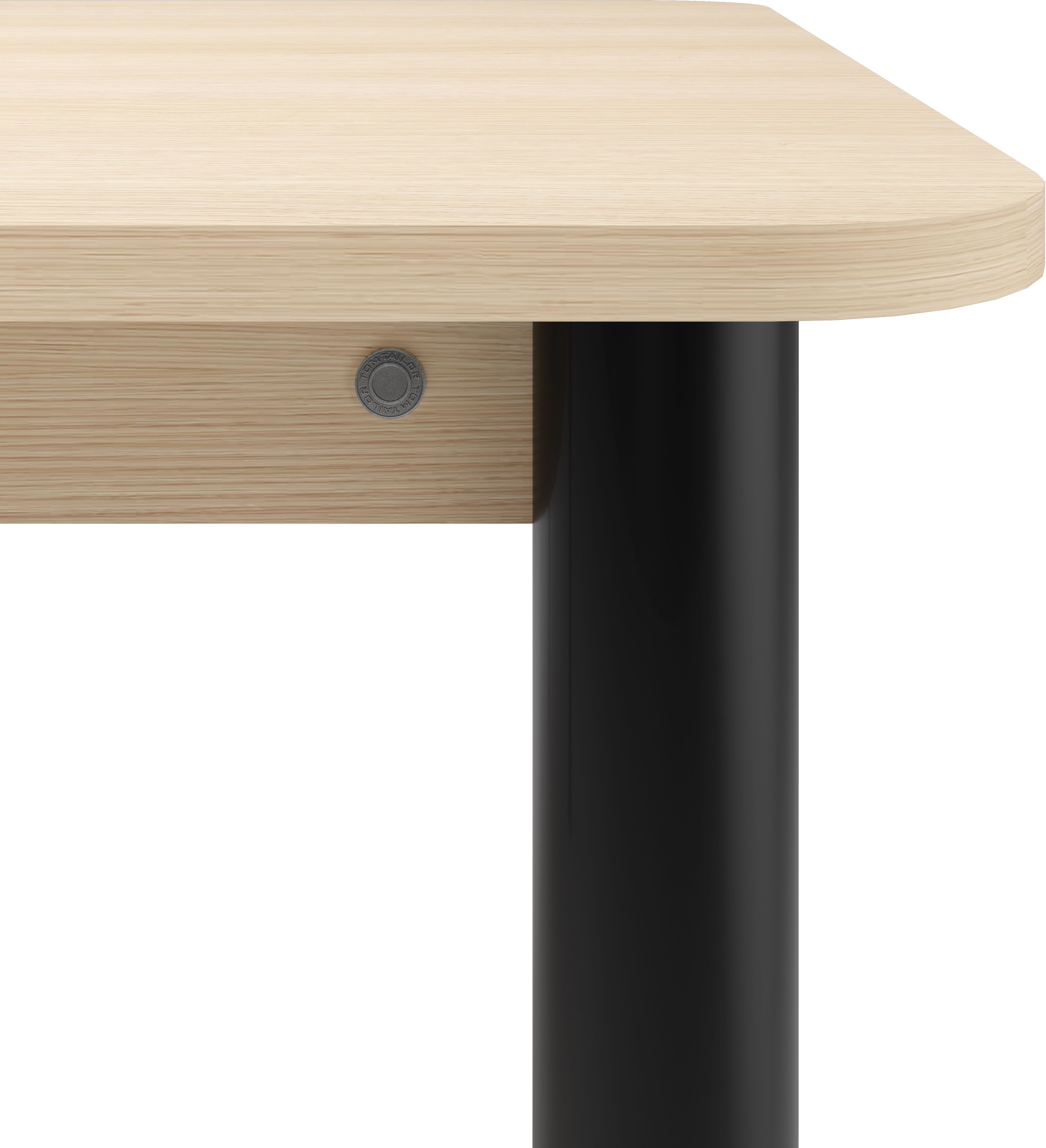 TOM TAILOR HOME Esstisch »COLOR TABLE«, (1 St.), Esstisch, 4-Fuß, 3 Größen, 3 Dekorfarben, 4 Fußfarben, ABS-Kante