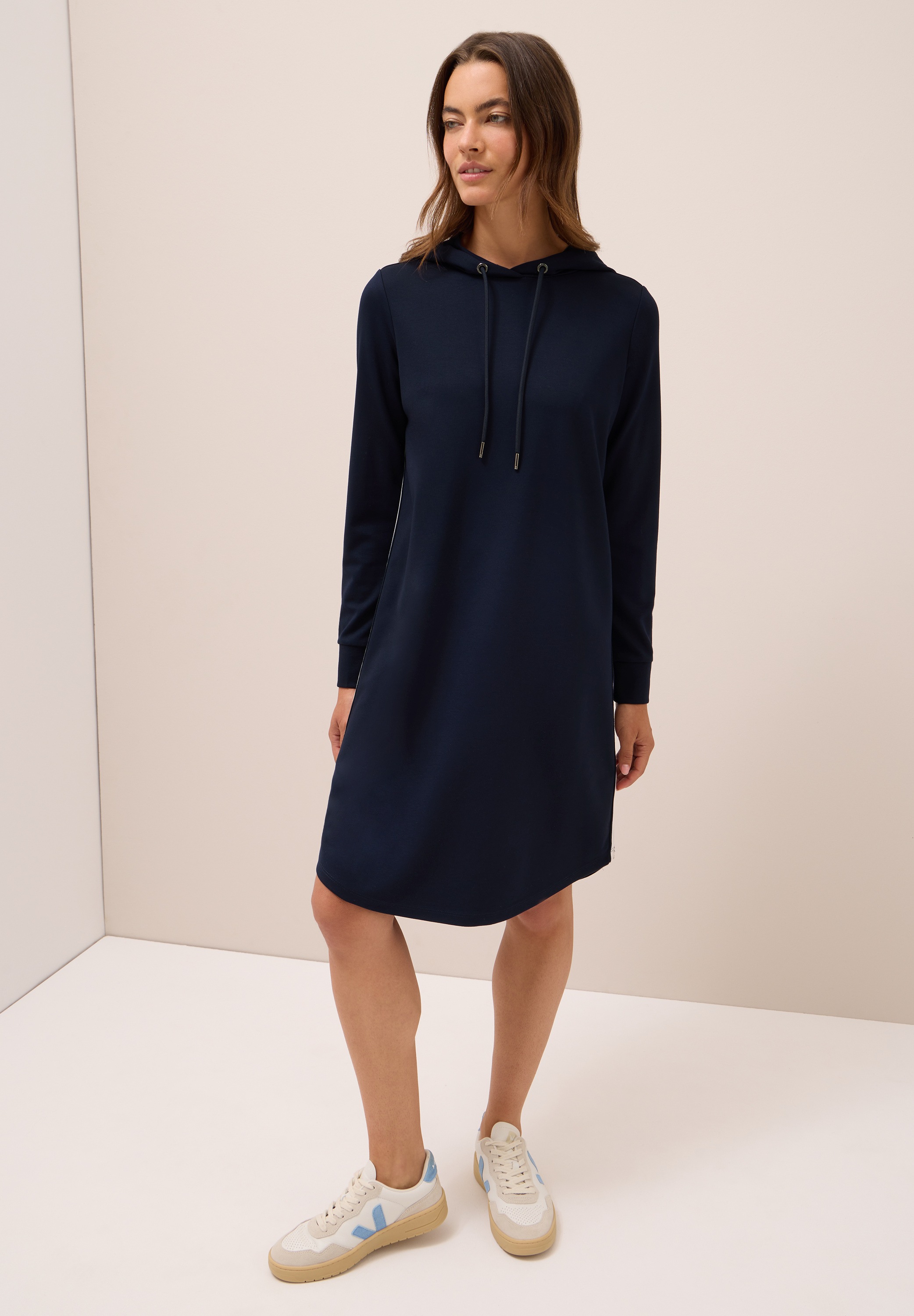 Cecil Midikleid Ohne Taschen mit Kapuze