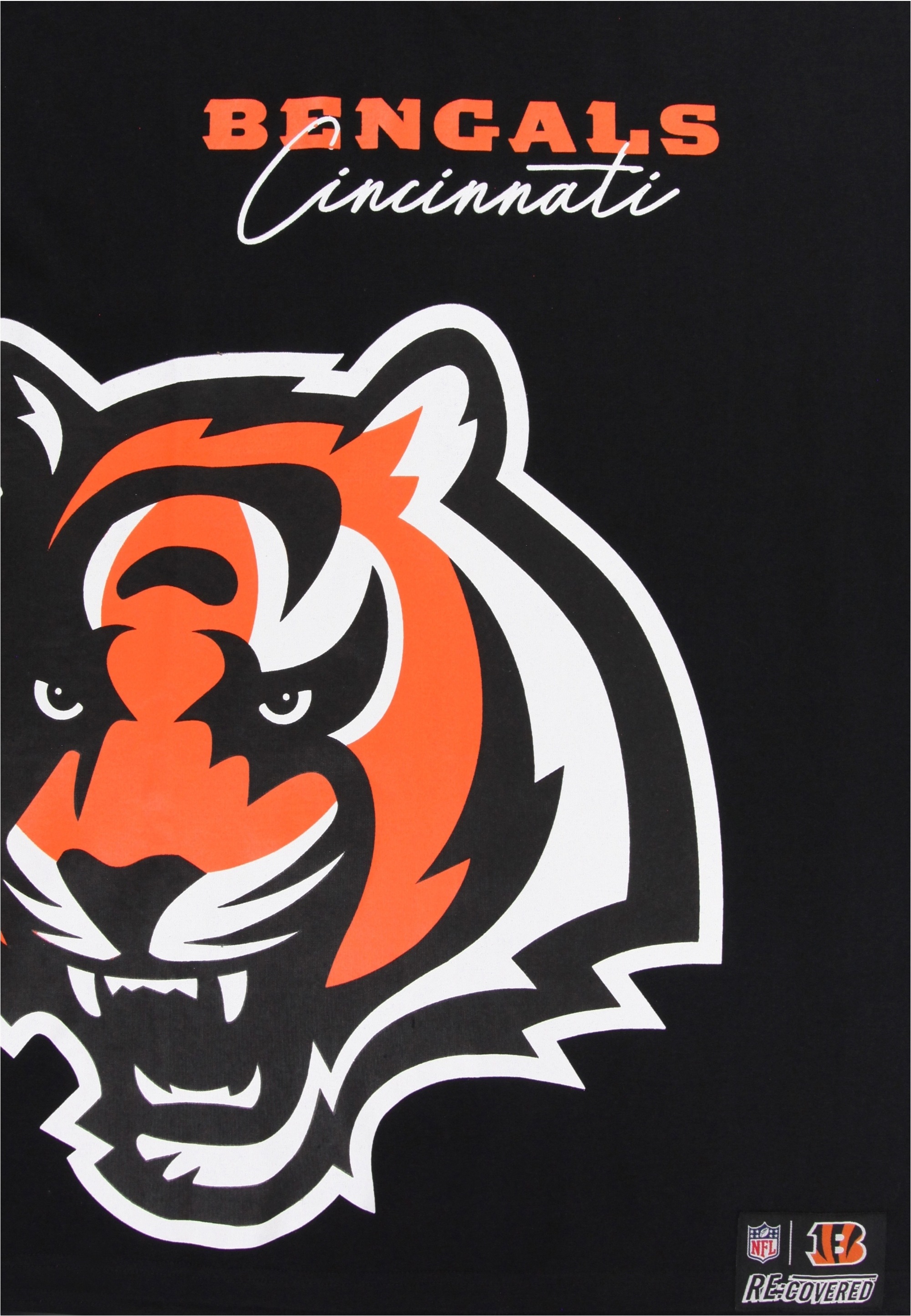Recovered T-Shirt »NFL Bengals Cincinnati Cut and Sew Oversized«, für alle Fans der Cincinnati Bengals