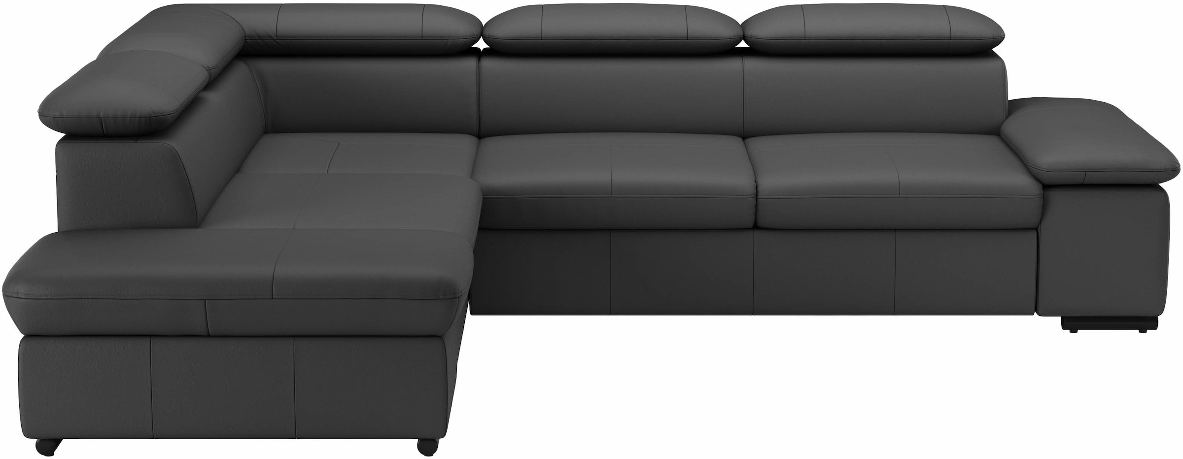 sit&more Ecksofa "Alcudia L-Form, B: 272 cm, Arm- und Kopfteilverstellung, Eckcouch" optional Schlaffunktion, Komfortsitz