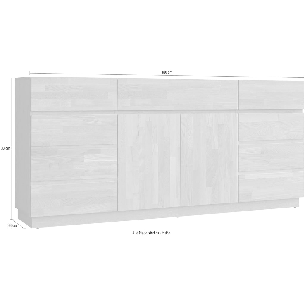 Premium collection by Home affaire Sideboard, Breite 180 cm