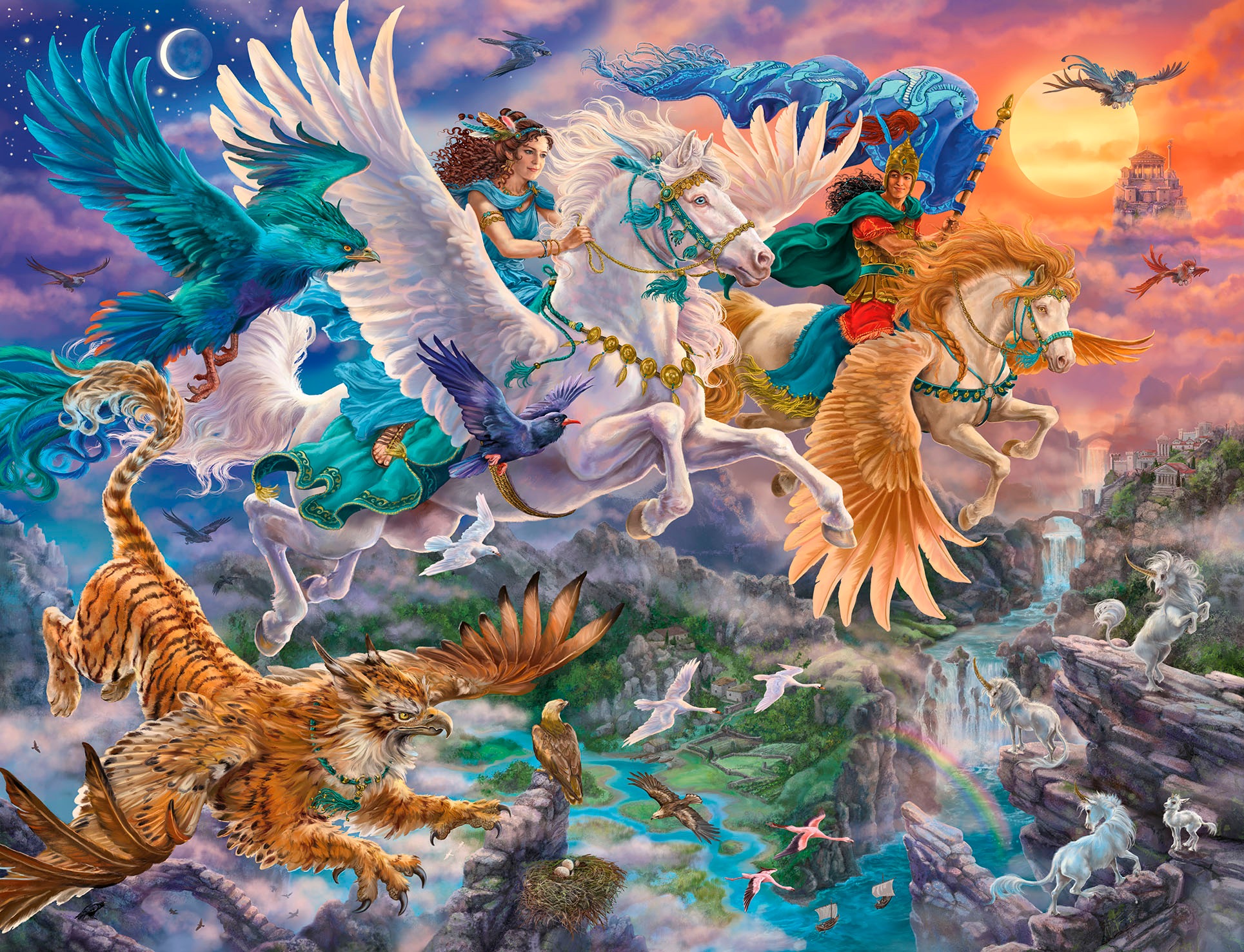 Ravensburger Puzzle »Auf dem Pegasus durch die Lüfte« Made in Germany