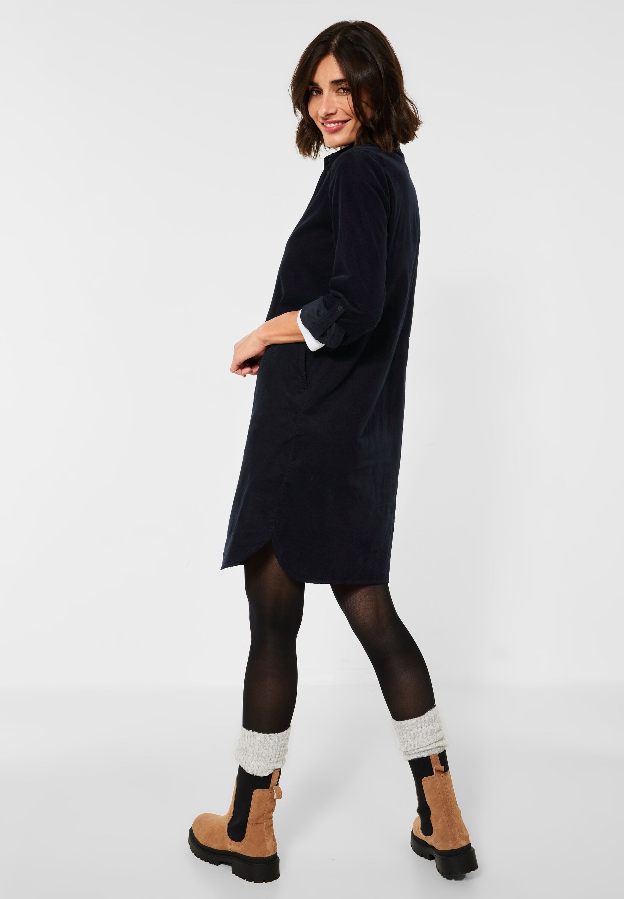 Cecil Blusenkleid, in Unifarbe