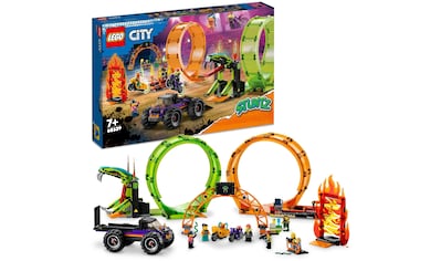 LEGO® Konstruktionsspielsteine »Stuntshow-Doppellooping (60339), LEGO® City Stuntz«,... kaufen