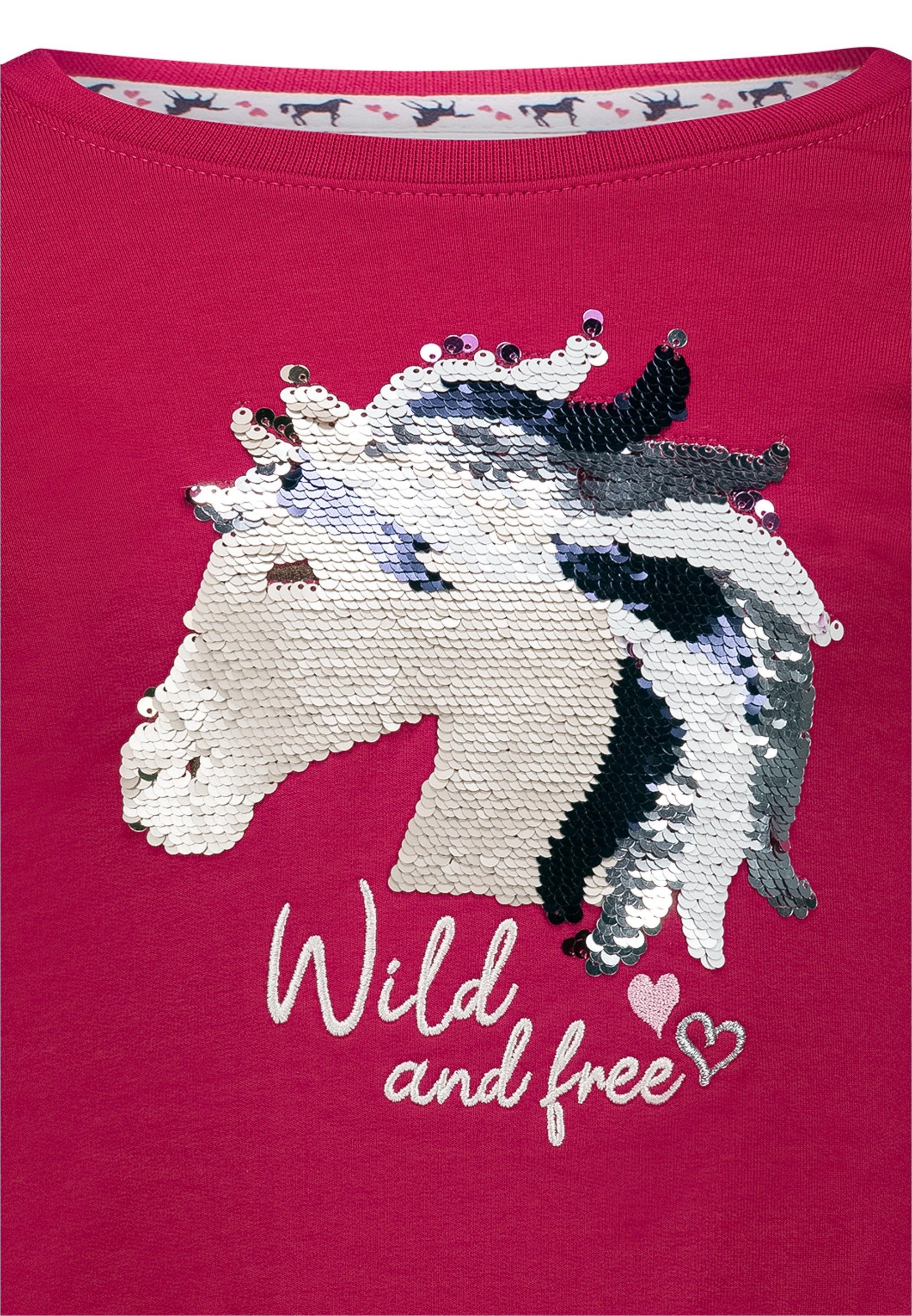 SALT AND PEPPER Jerseykleid »Star Stable«, mit Pailletten Pferde-Motiv