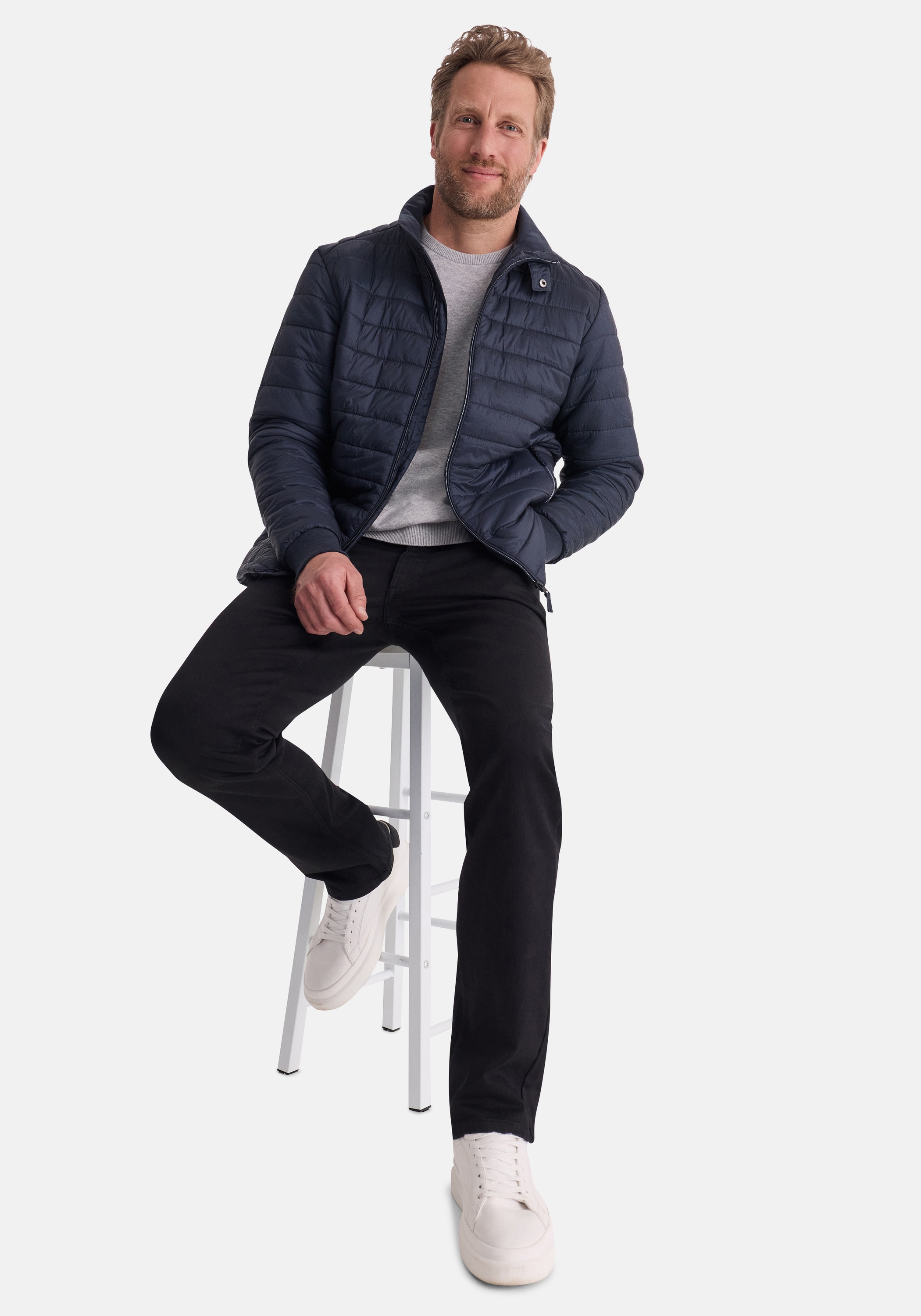 Stooker Men 5-Pocket-Jeans »Frisco Thermo Straight Fit Jeans« Straight Fit Casual Clean Wash Denim Thermo Effekt für Herren