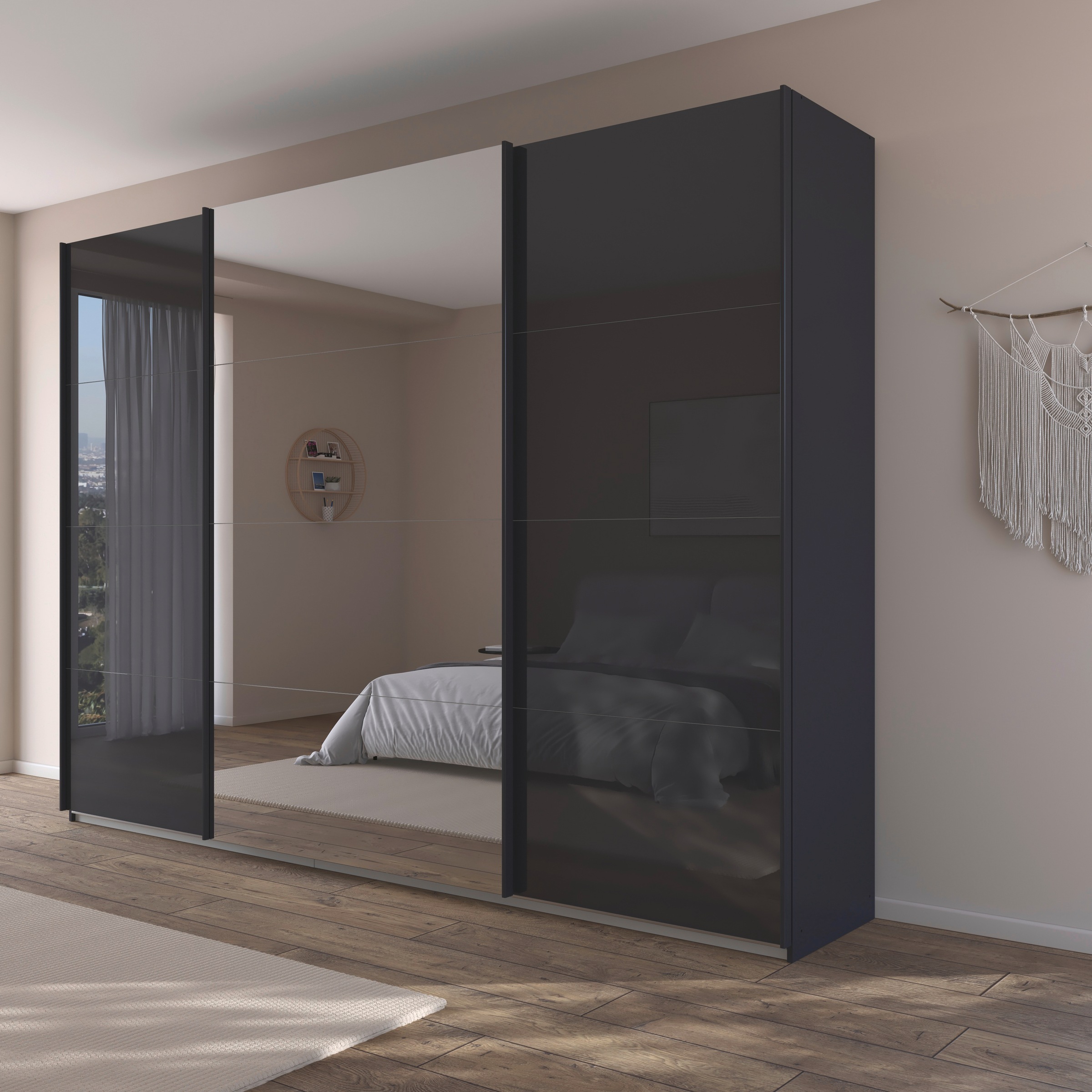 OTTO home Schwebetürenschrank "Kleiderschrank Kleiderschränke Schrank Garde günstig online kaufen