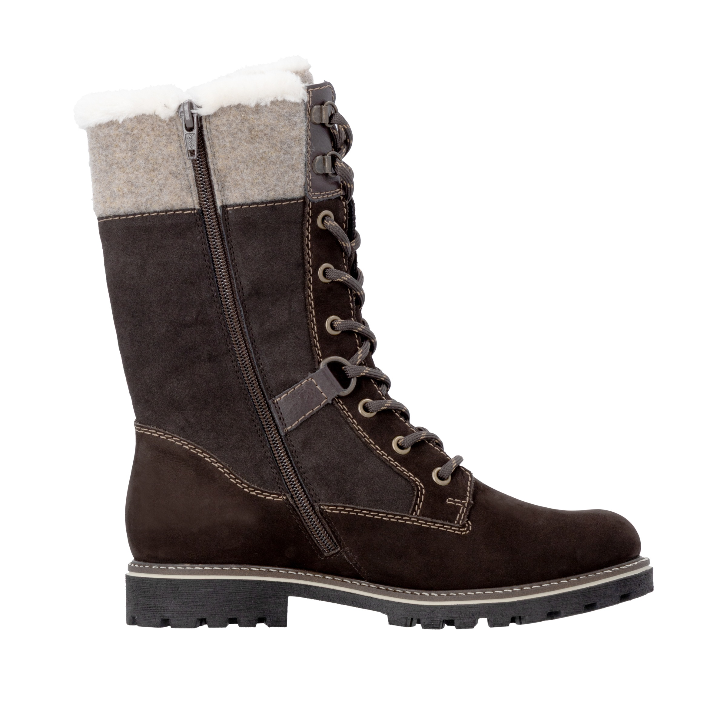 Remonte Winterstiefel  Schnürstiefel mit wasserabweisender TEX-Membrane, Lammwollfutter
