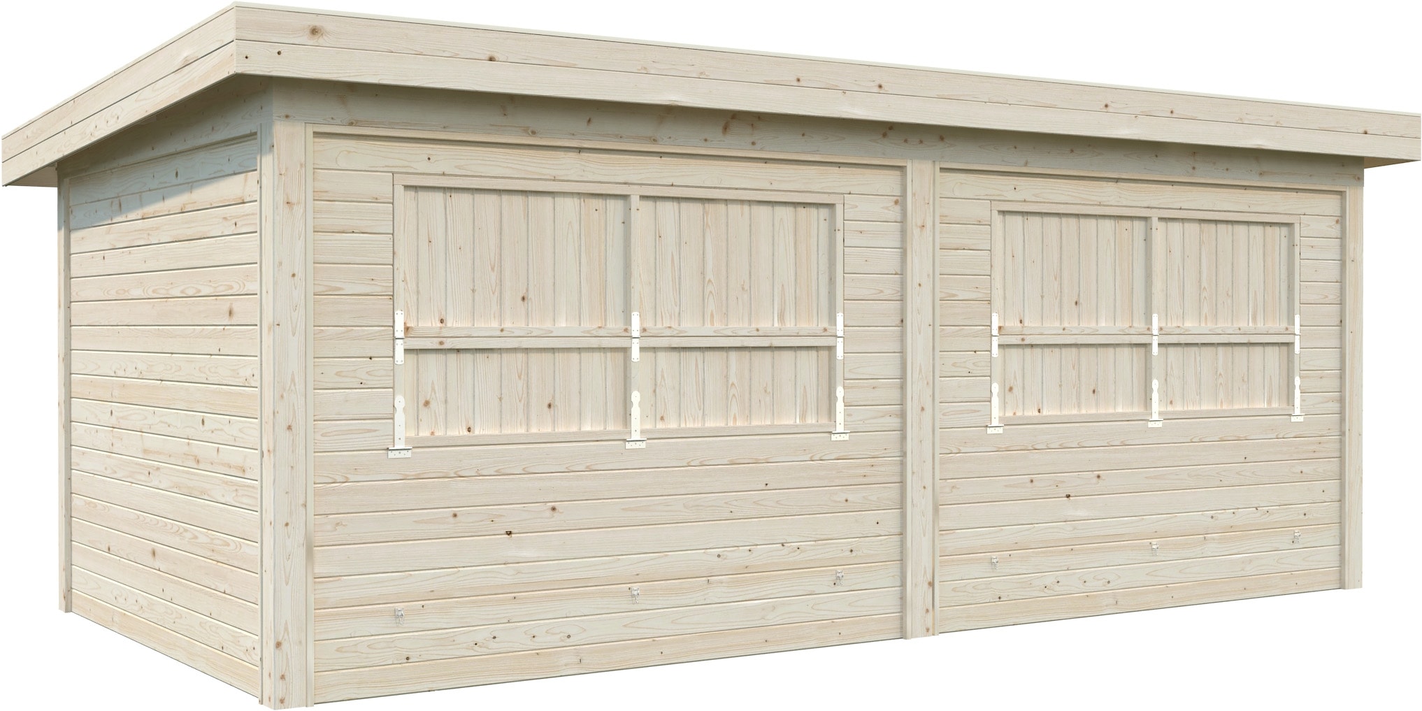 Palmako Holzpavillon »Lenna 16,6 m² Set 311« BxTxH: 628x340x245 cm