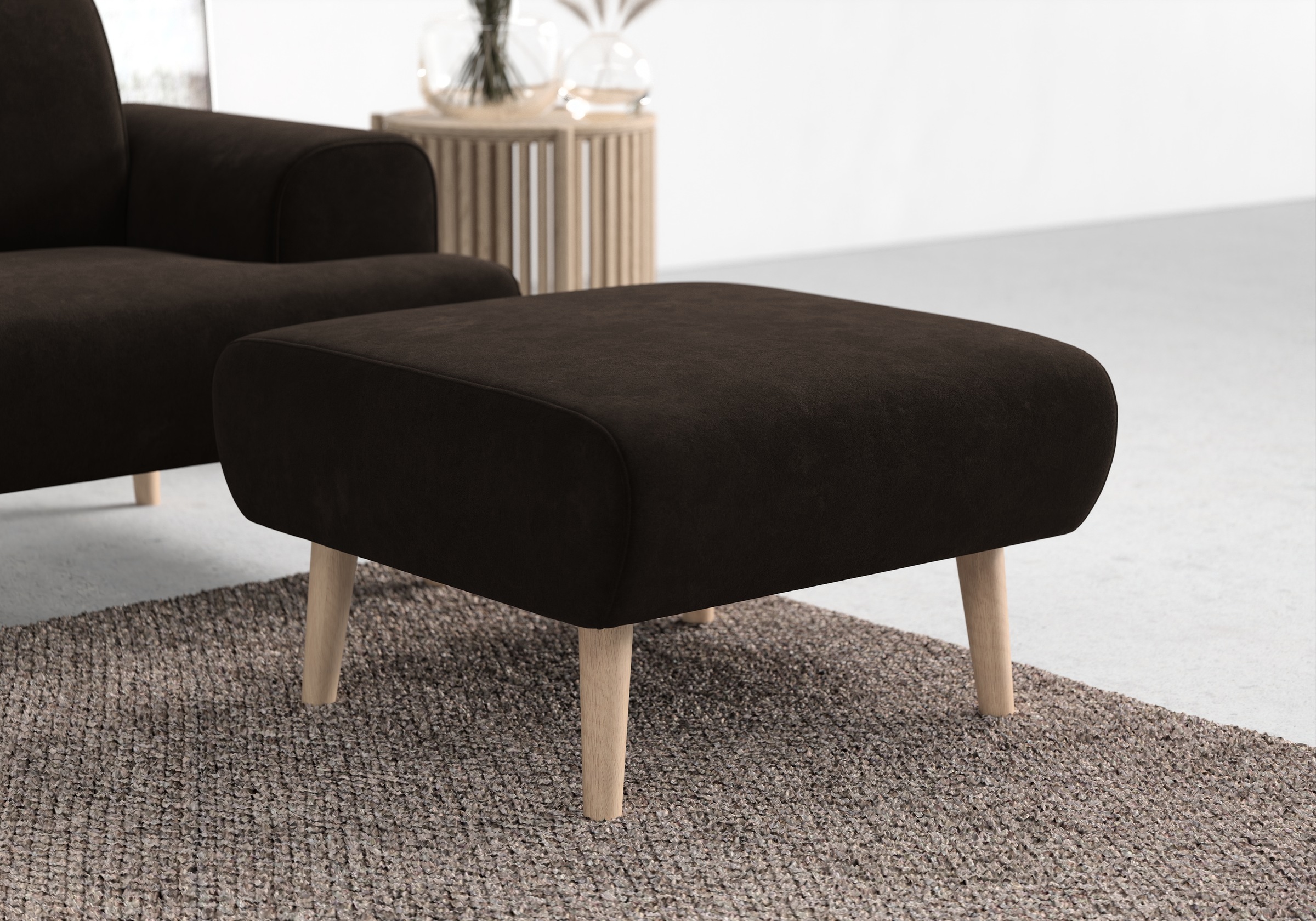 andas Polsterhocker »Swift«, passend zur Serie "Swift", B/T/H: 75/68/44 cm