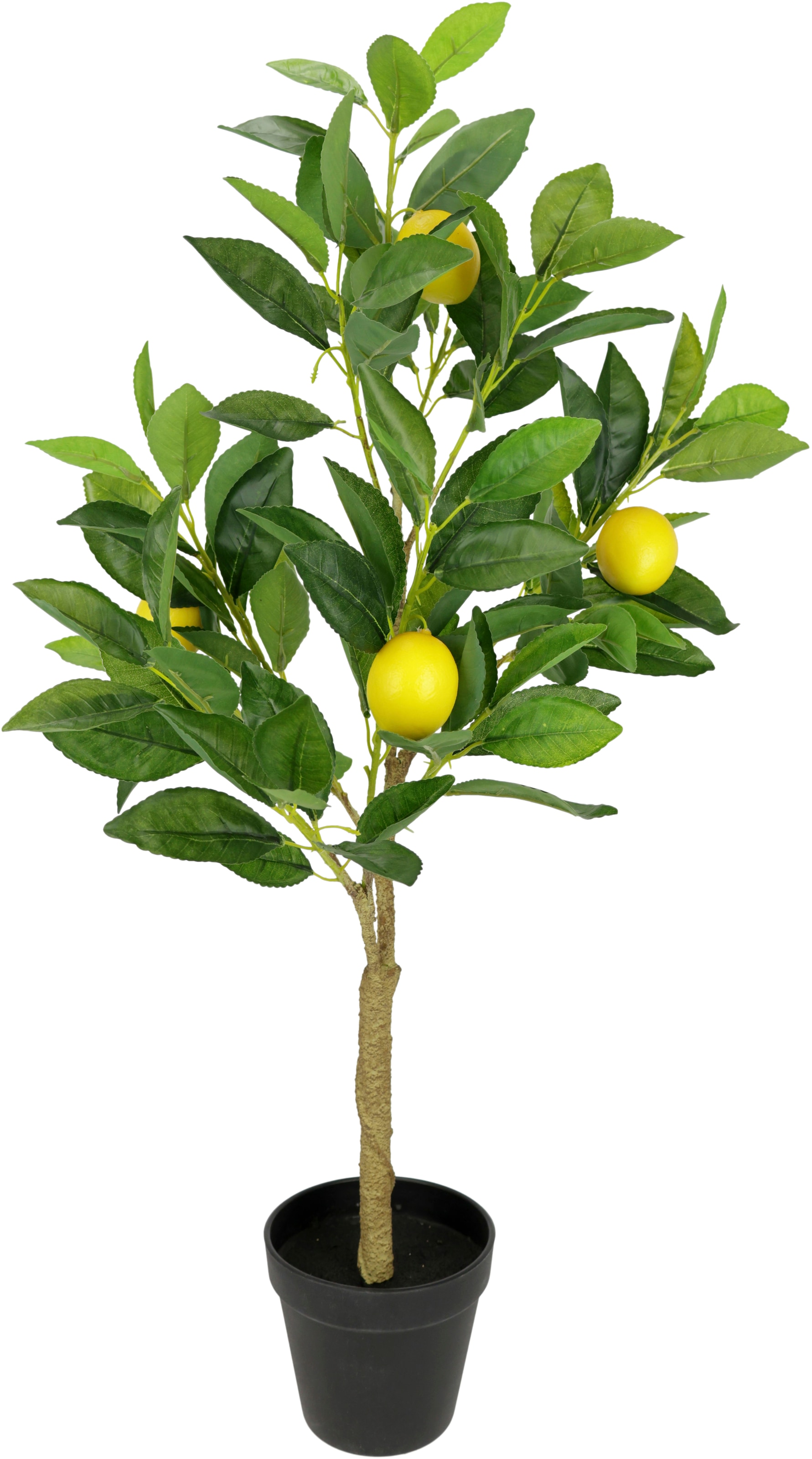 I.GE.A. Kunstpflanze »Zitronenbaum im Topf«, Kunstbaum Zimmerpflanze