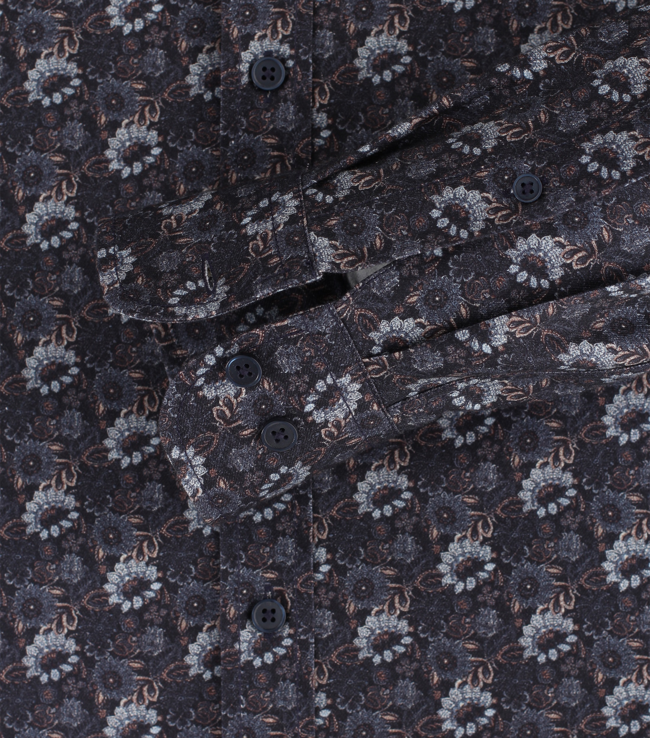 Flanellhemd CASAMODA "CASAMODA Flanellhemd Print", Herren, Gr. 3XL, Normalgrößen, blau (grünblau), 100% Baumwolle, bedruckt, lässig geschnitten, Hemden 3