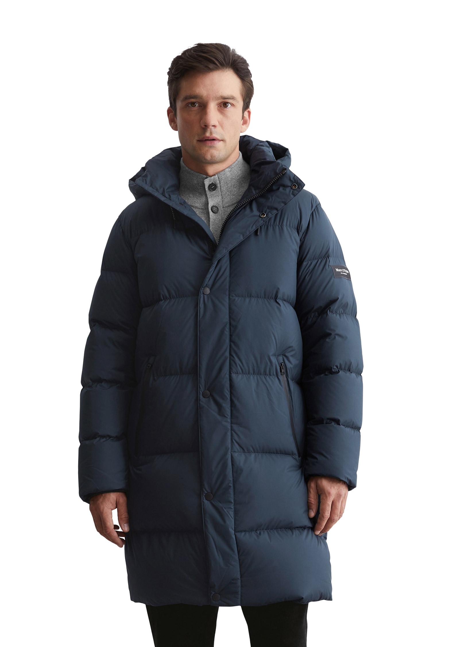 Marc O'Polo Outdoorjacke »mit abnehmbarer Kapuze«