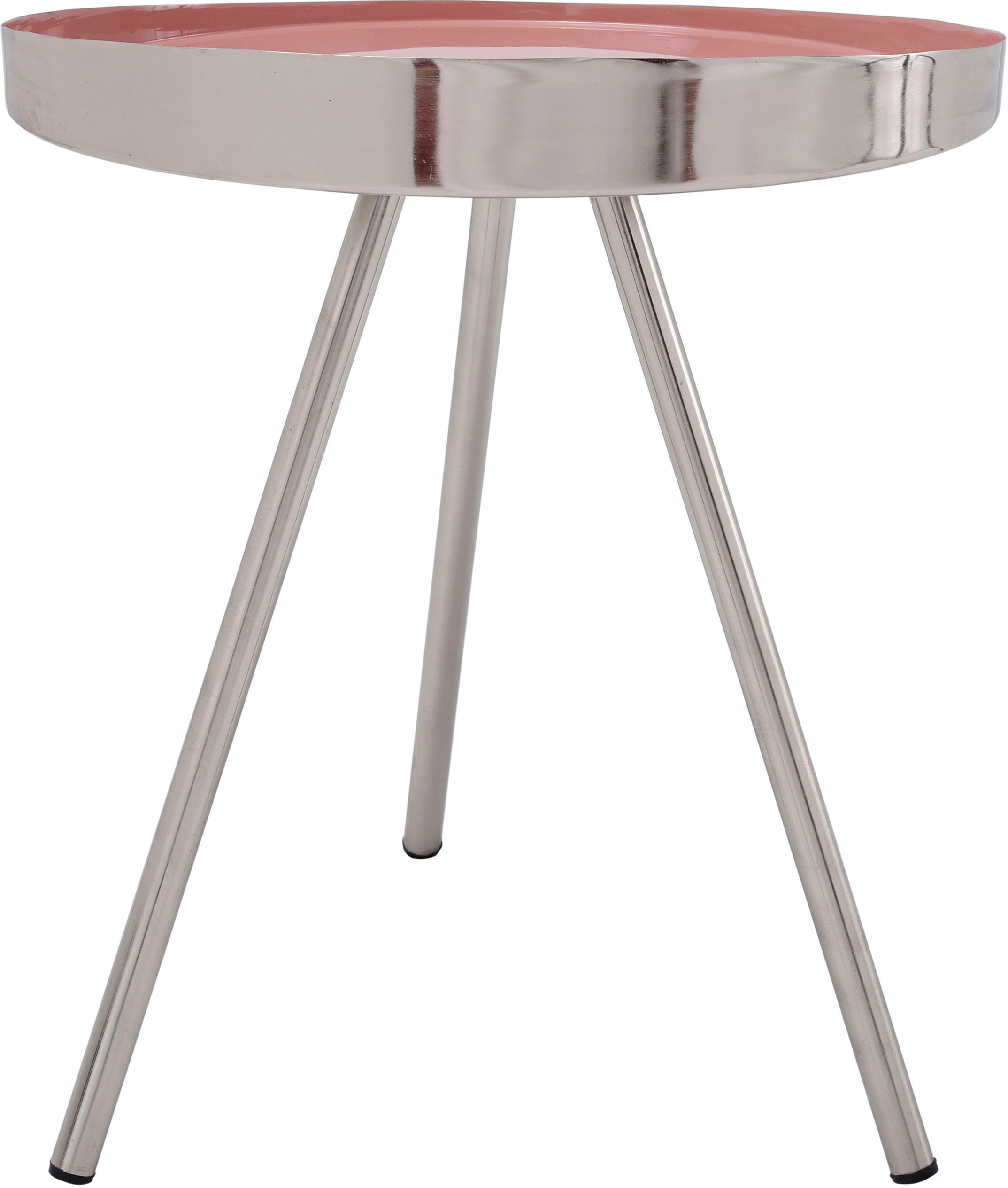 Kayoom Beistelltisch »Morrison, runder Beistelltisch, edler Look«, (1 St.), Dekorativ, glanzvolle Lackierung, stilvolles Design