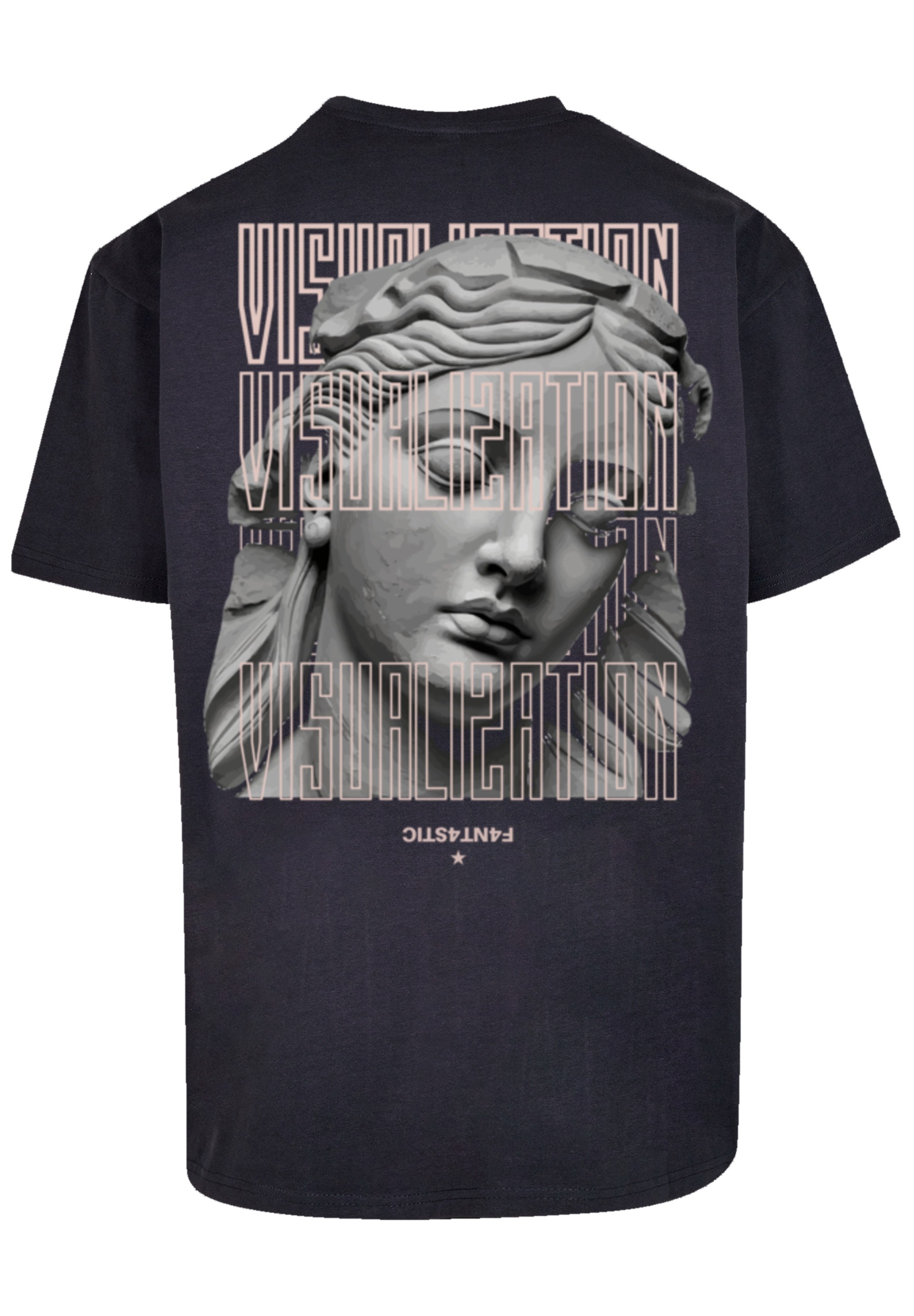 F4NT4STIC T-Shirt "SCULPTURE VISUALIZATION", Print