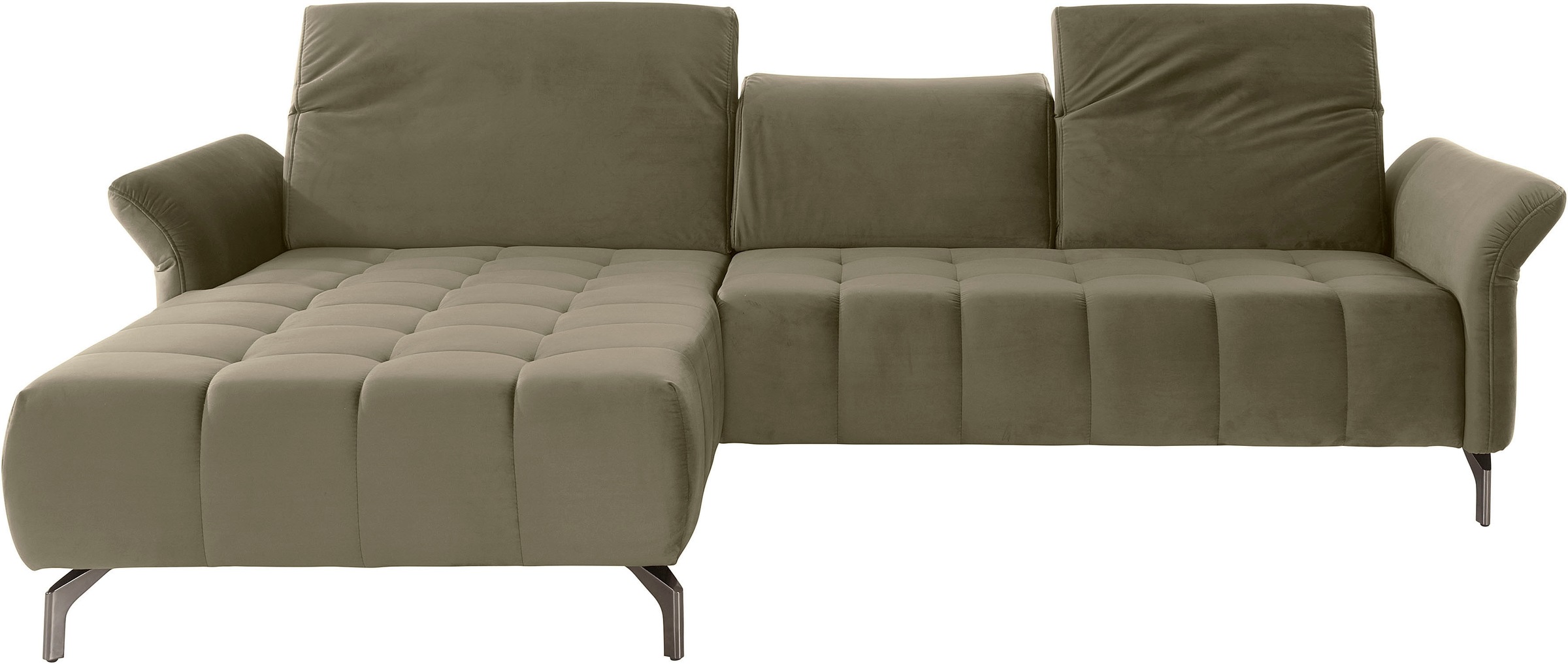 Home affaire Ecksofa "Fresh L-Form" Federkern, wahlweise Kopfteilverstellun günstig online kaufen