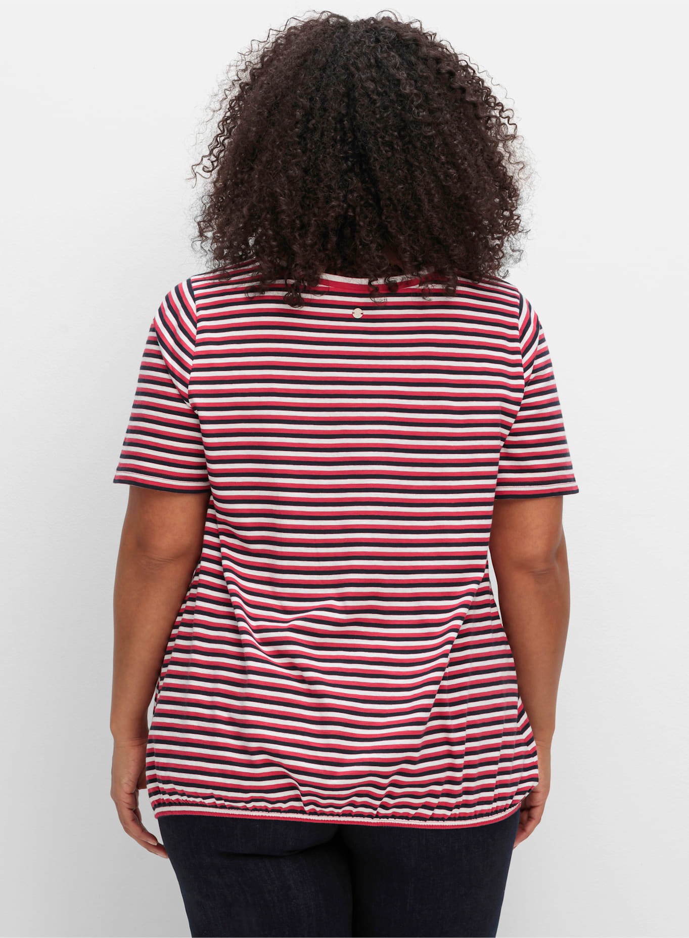 Sheego Kurzarmshirt "Rundhalsshirt", (1 tlg.) günstig online kaufen